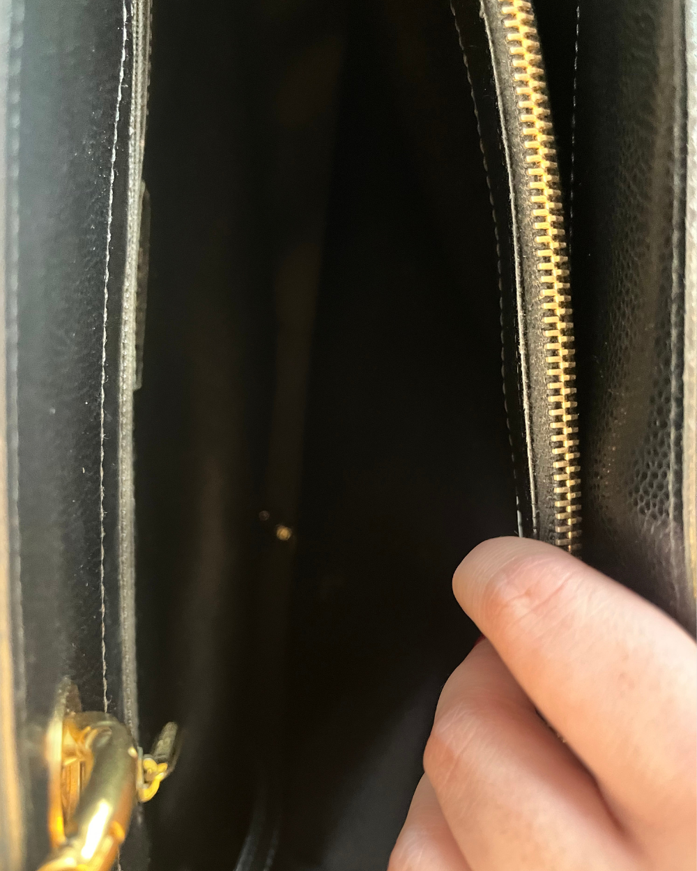 Chanel Black XL GST Caviar Leather GHW