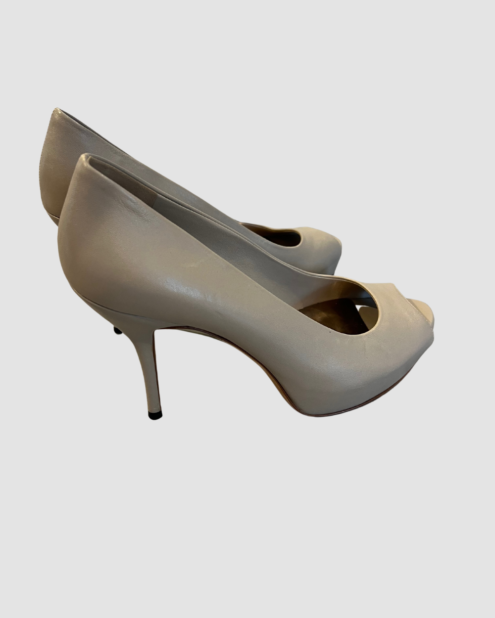 Gucci Cream Heels, 38