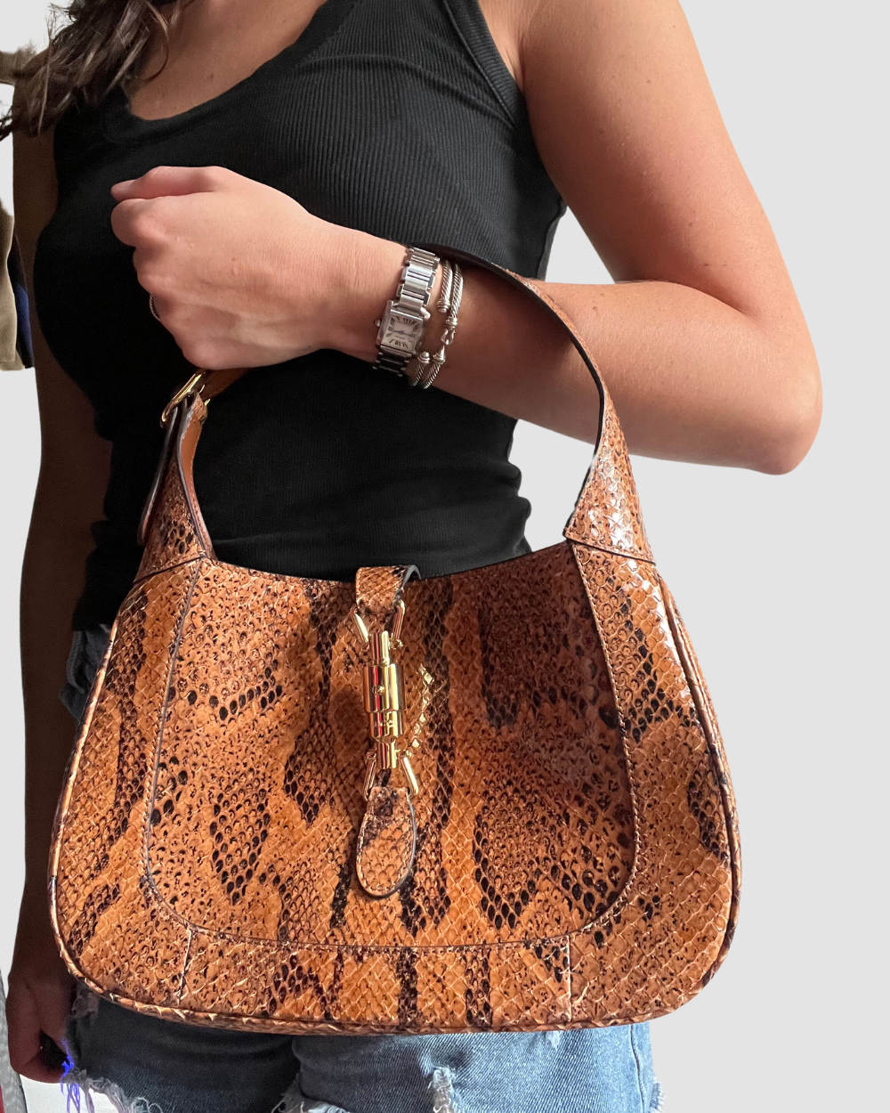 Gucci Python Jackie Bag
