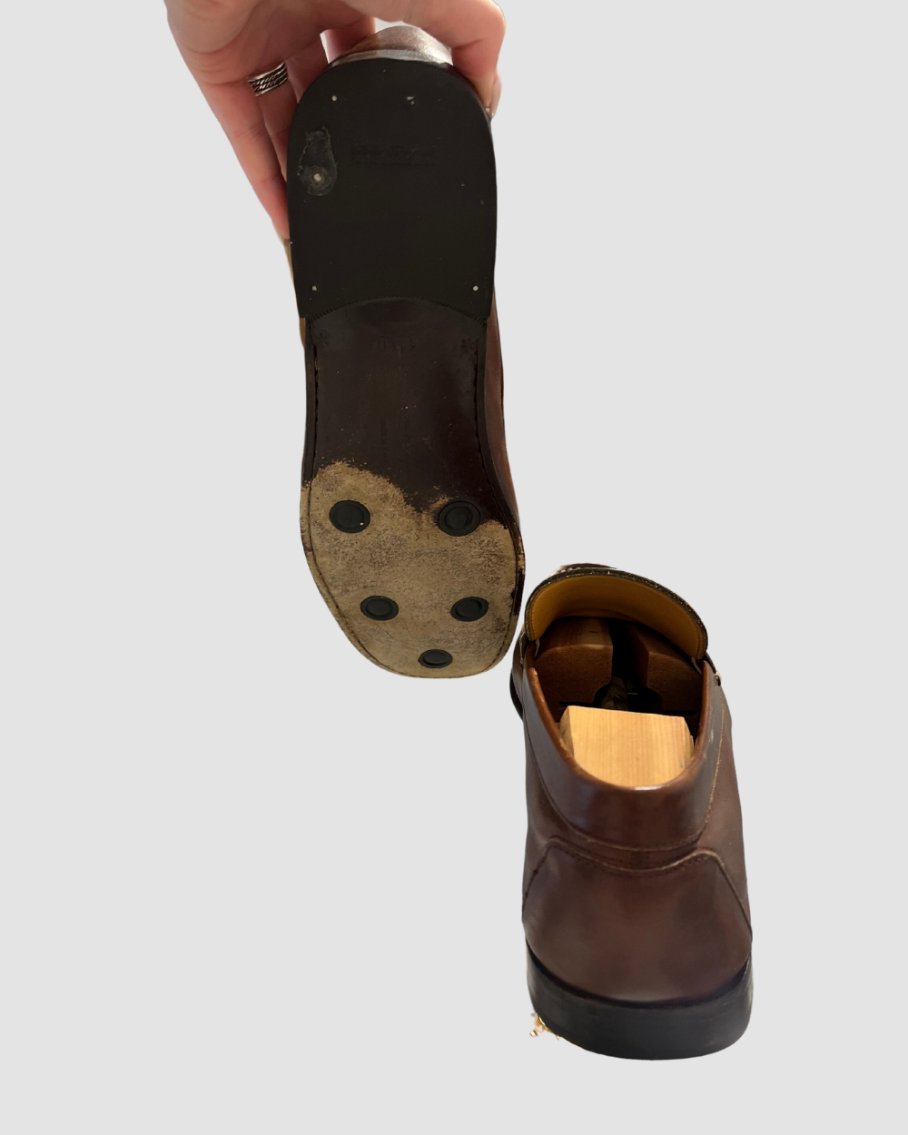 Ferragamo Brown Leather Loafers