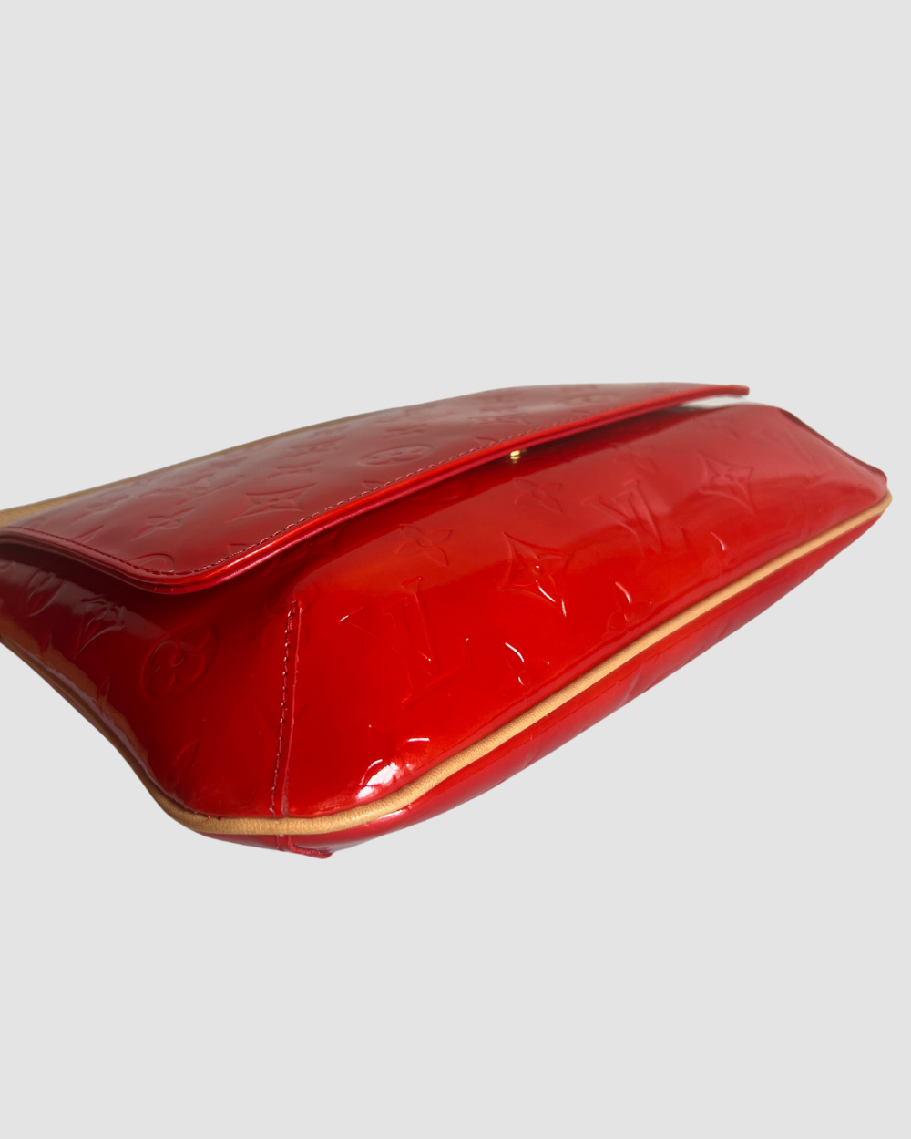 Louis Vuitton Red Thompson Vernis Bag