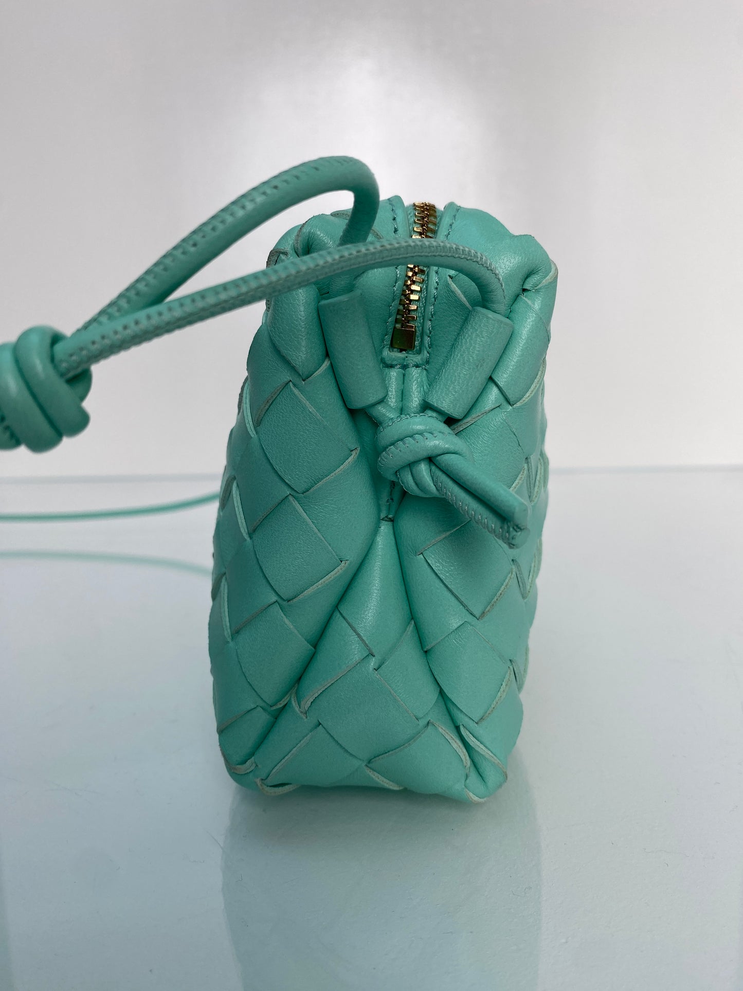 Bottega Veneta Blue Candy Loop Bag