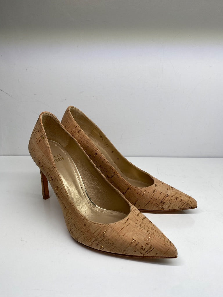Stuart Weitzman Cork Heels Sz 6