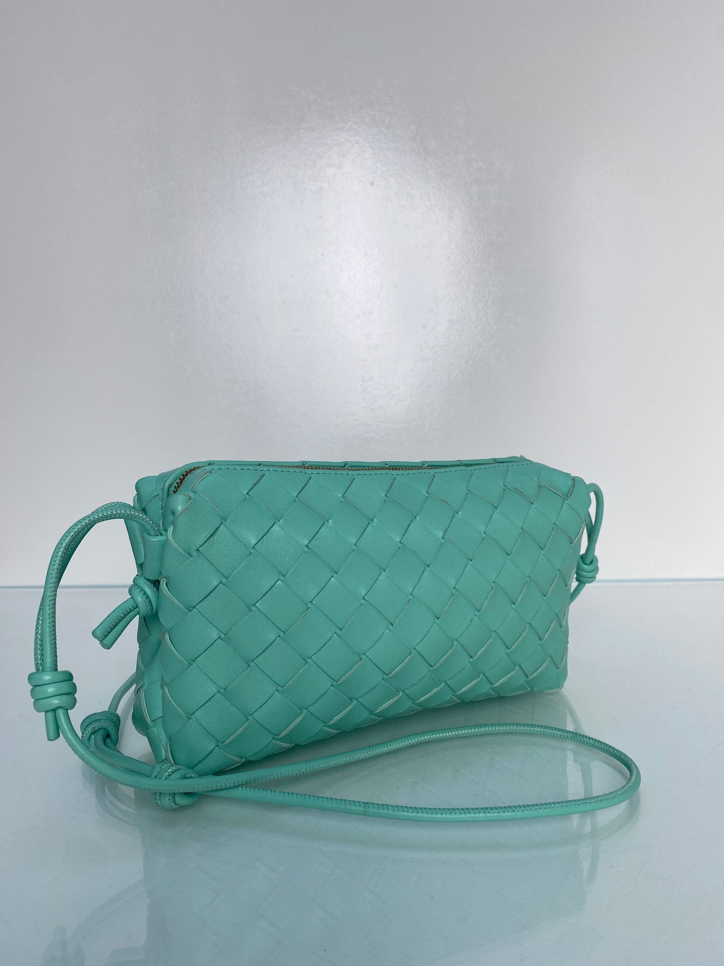 Bottega Veneta Blue Candy Loop Bag