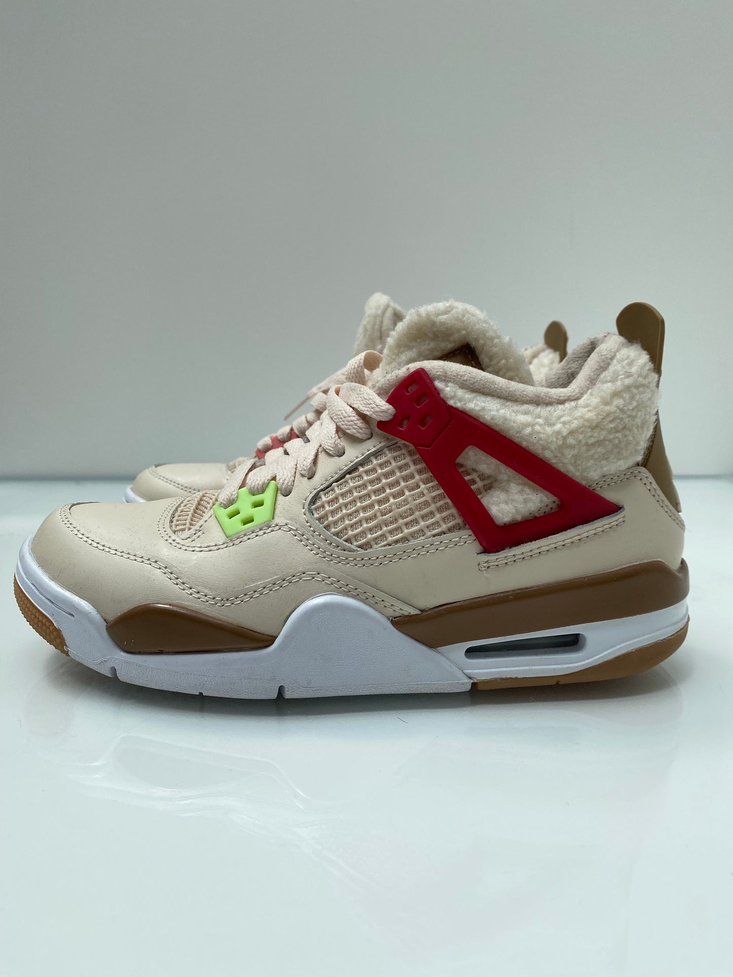 Air Jordan Shearling & Multicolor Sneakers