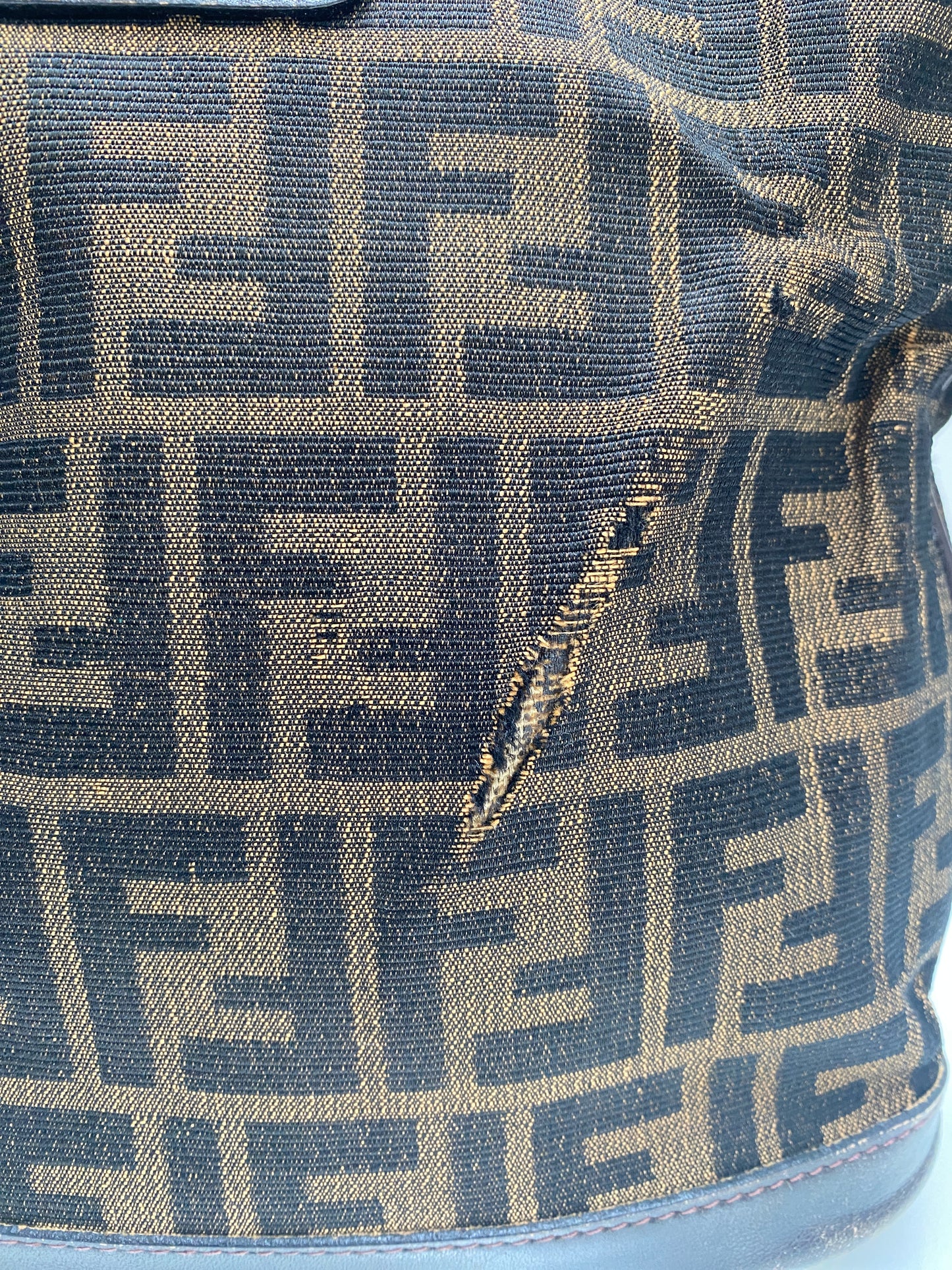 Fendi Vintage Zucca Bucket Bag
