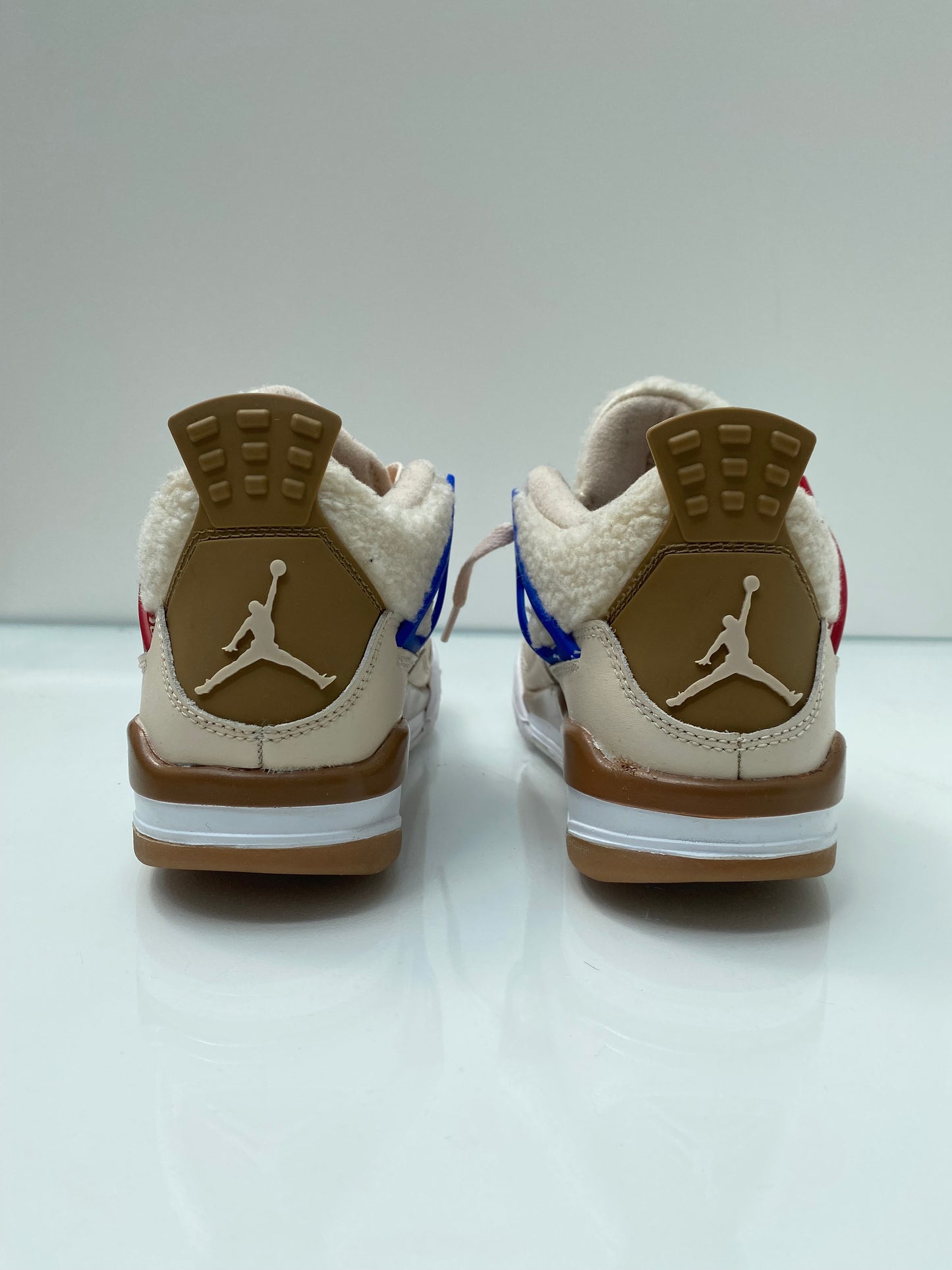 Air Jordan Shearling & Multicolor Sneakers