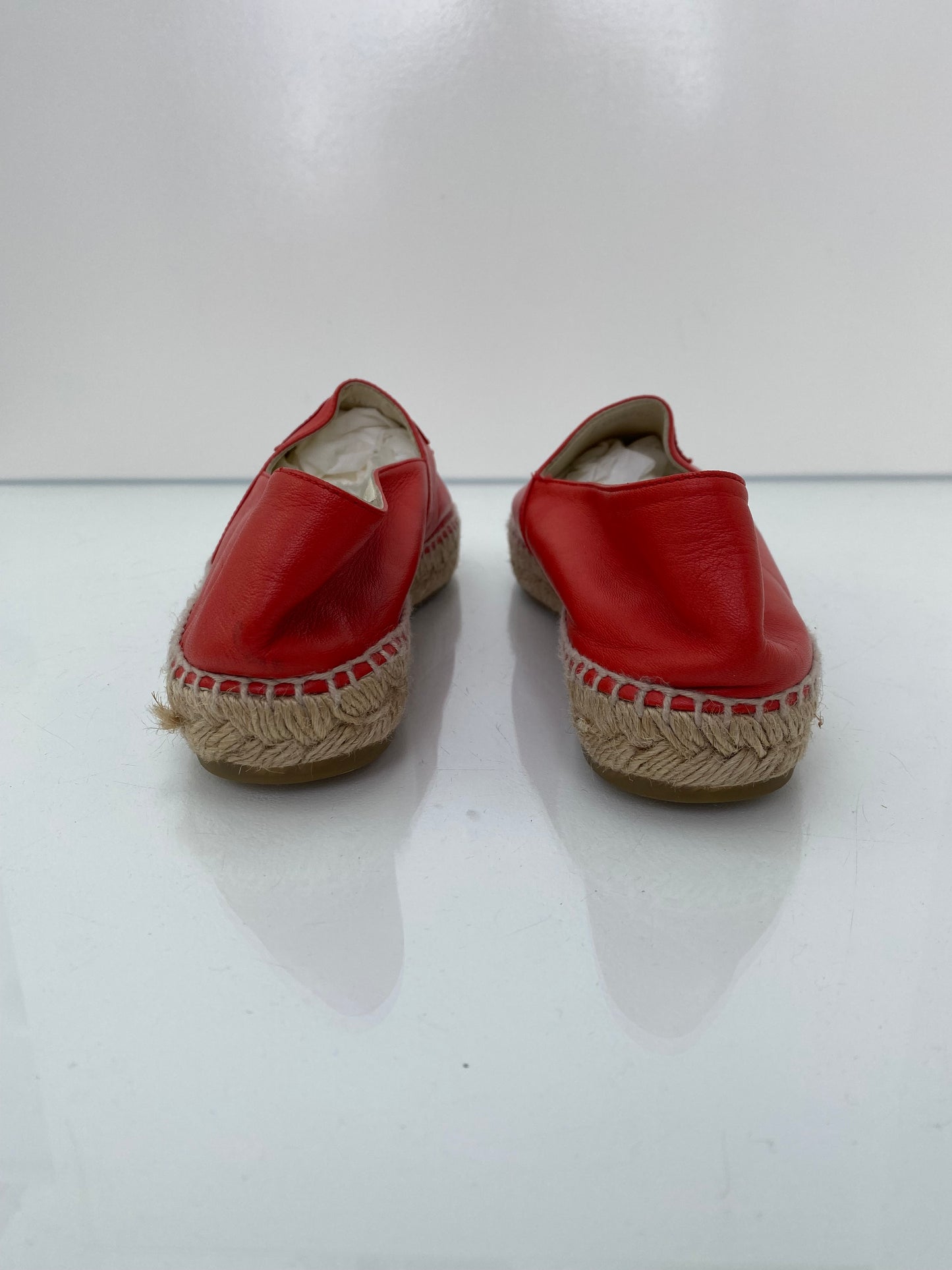 Chanel Red CC Espadrilles, 40
