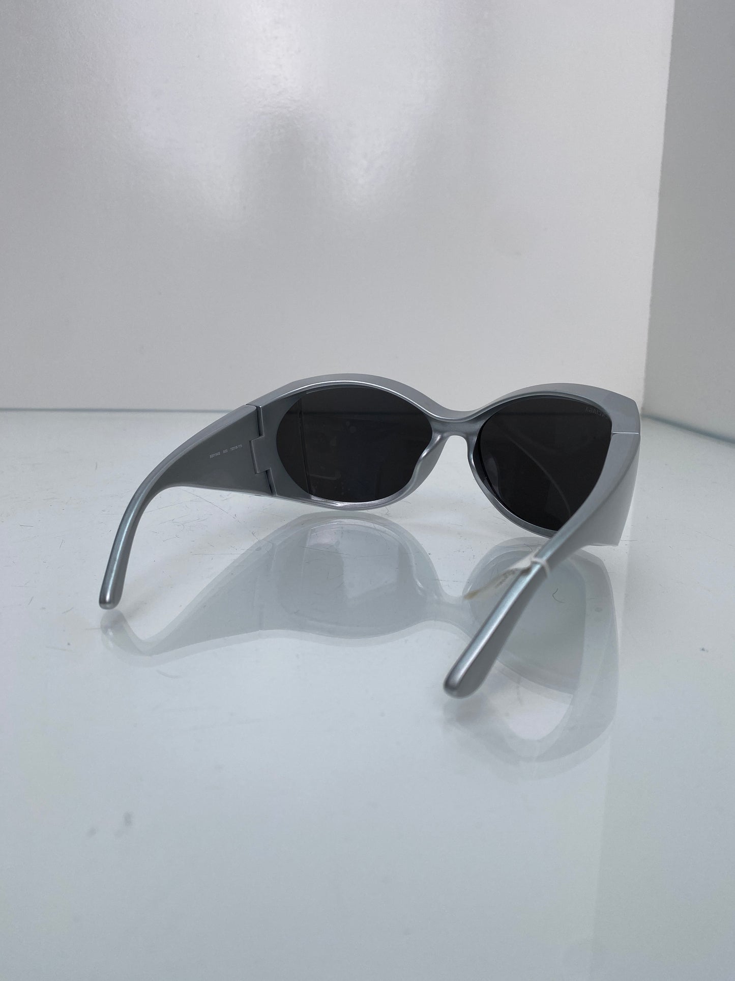 Balenciaga Silver Oversize Sunglasses