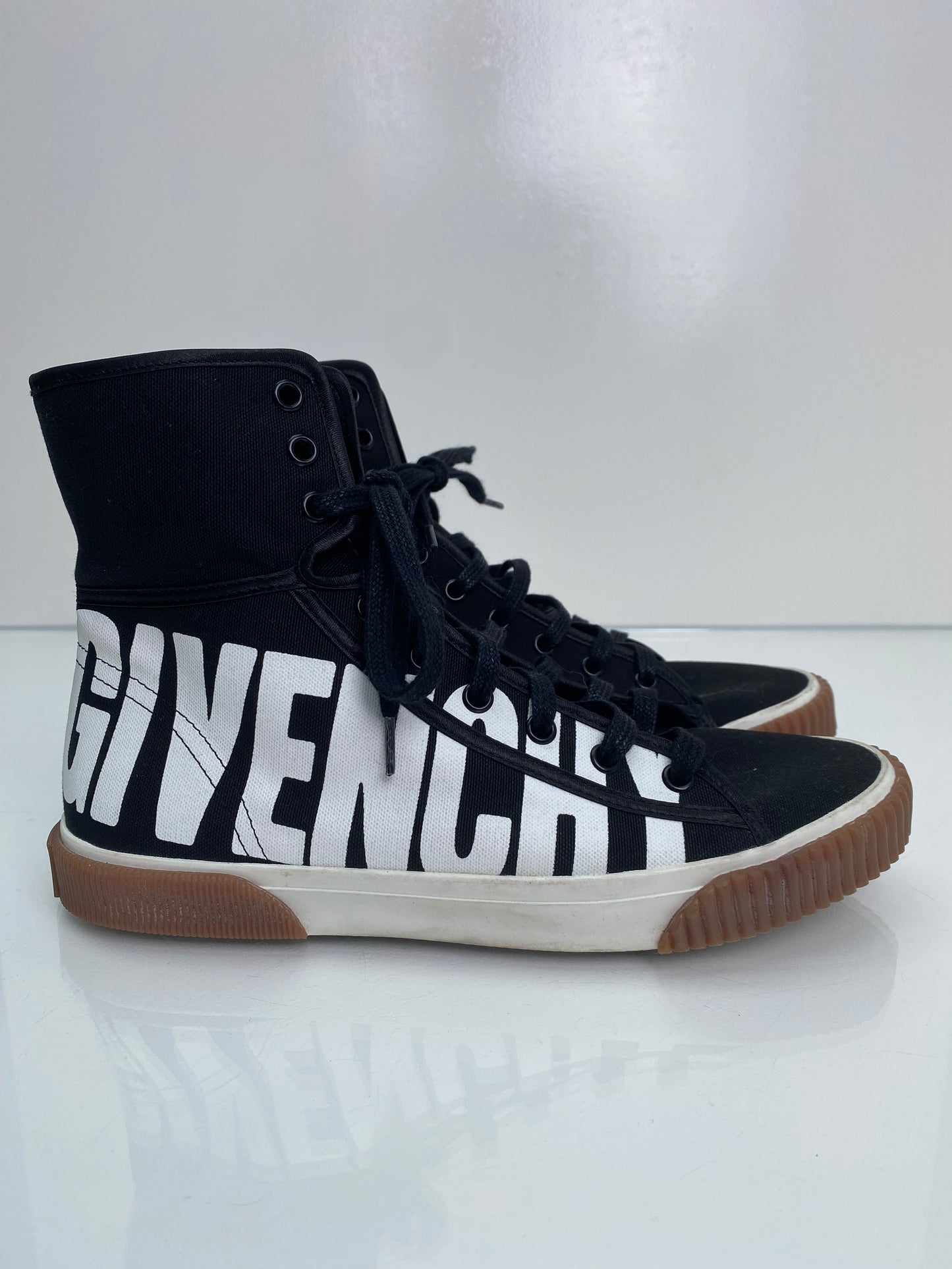 Givenchy Black High Top Sneakers, 39
