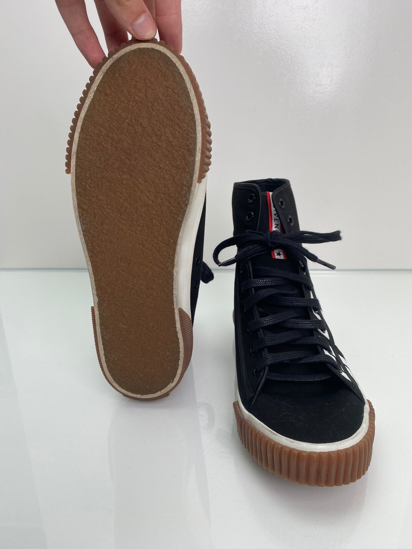 Givenchy Black High Top Sneakers, 39