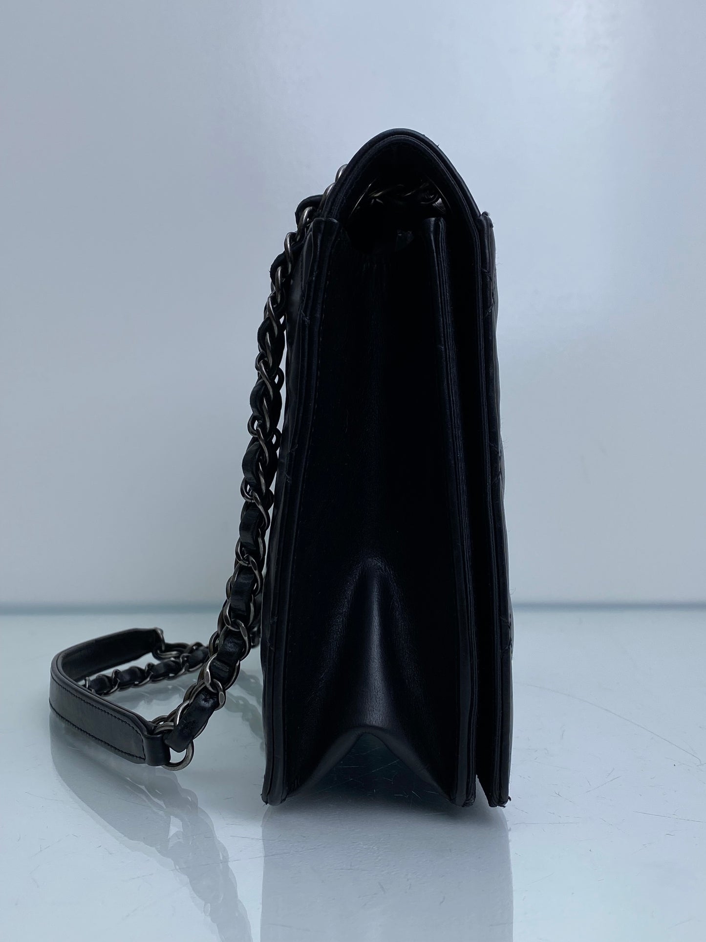 Chanel Black Ballerine Quilted Calfskin Medium Flap Bag RHW #21
