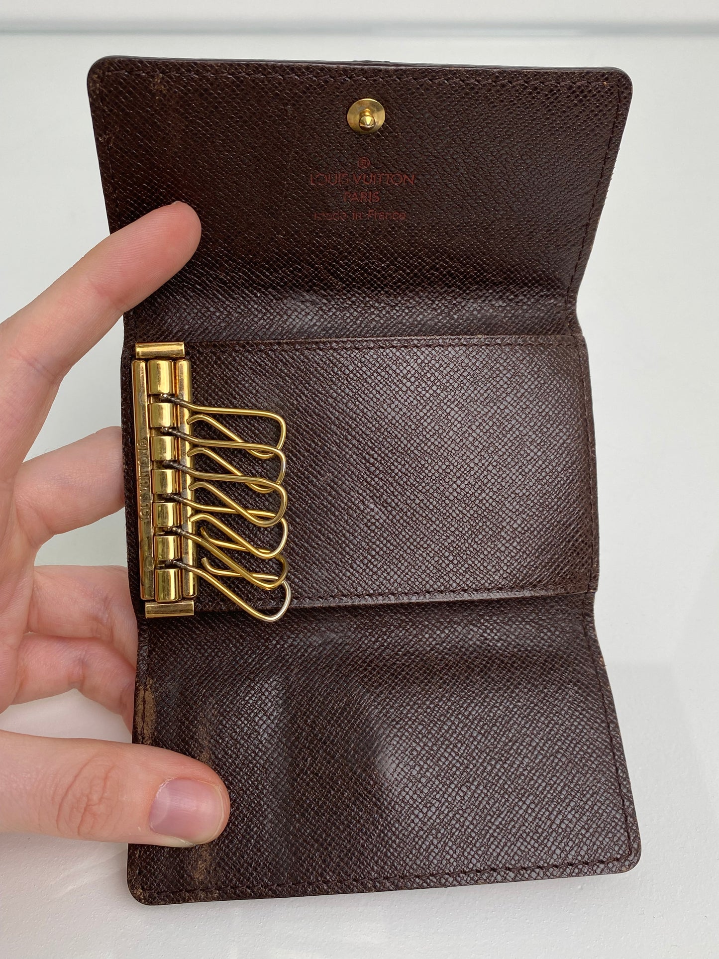 Louis Vuitton Damier Ebene 6 Key Holder