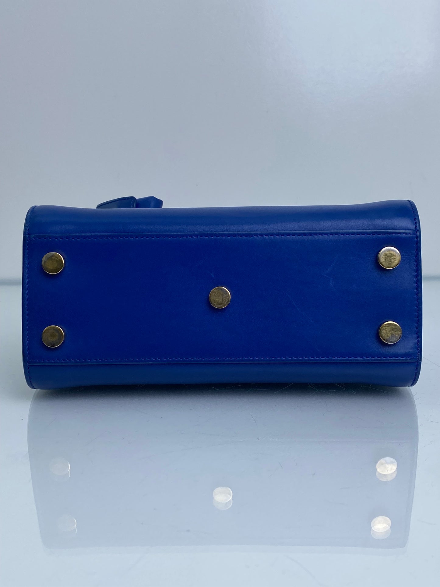 Saint Laurent Blue Crossbody Mini Nano GHW