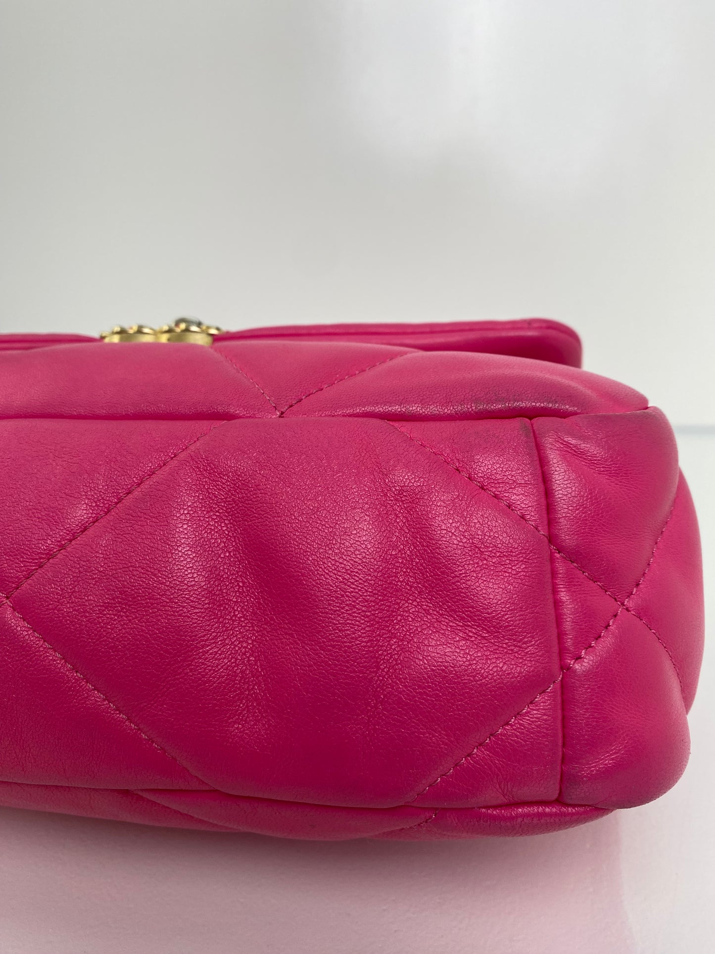 Chanel Pink 19 Medium Flap Bag TTHW