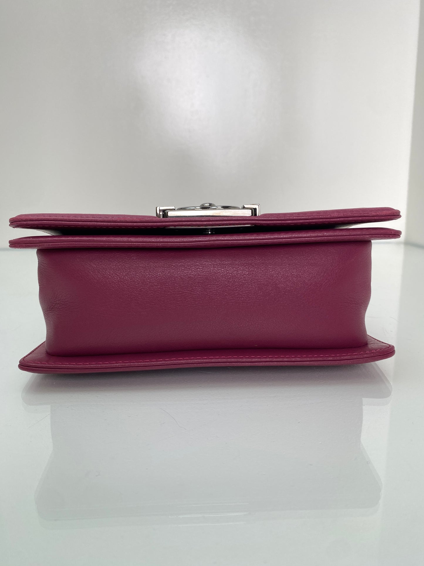 Chanel Raspberry Purple Small Boy Bag RHW