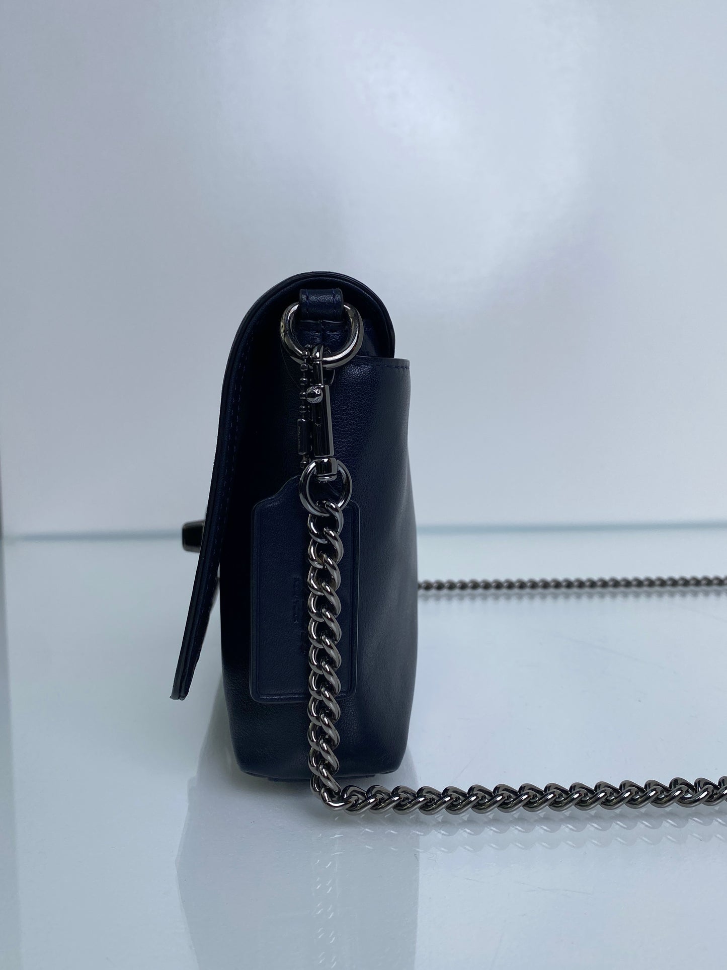 Coach Black Leather Crossbody Bag