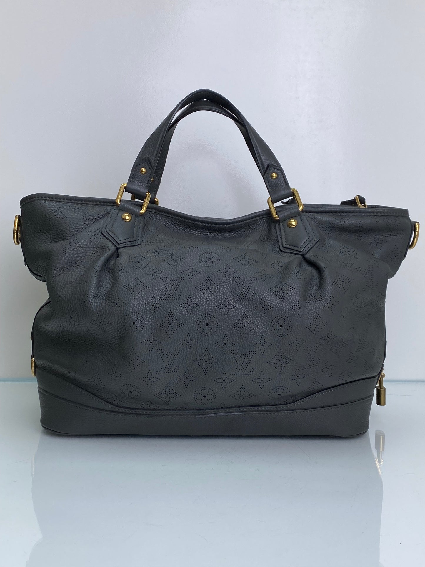 Louis Vuitton Stellar Grey Mahina Tote Bag GHW