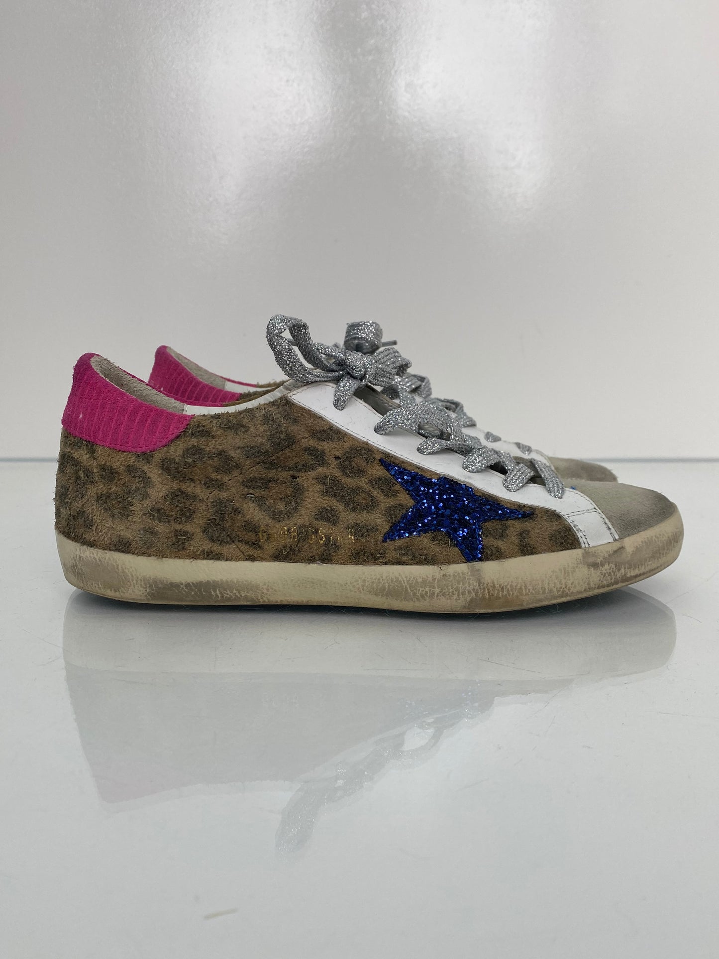 Golden Goose Cheetah & Pink Sneaker, 38