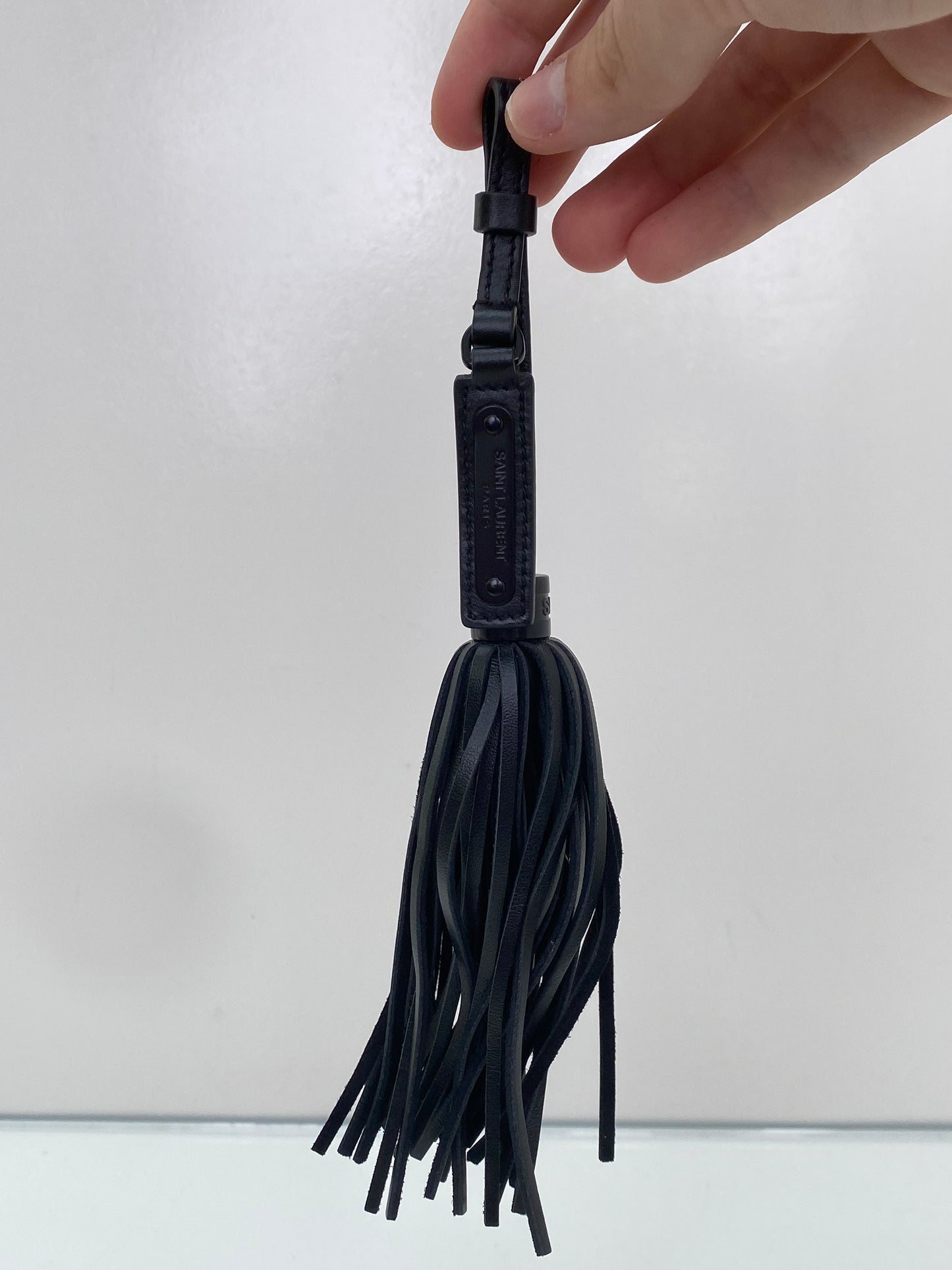 Saint Laurent Black Lou Lou Matelasse Belt Bag BHW (No Belt, Bag & Tassel Only)