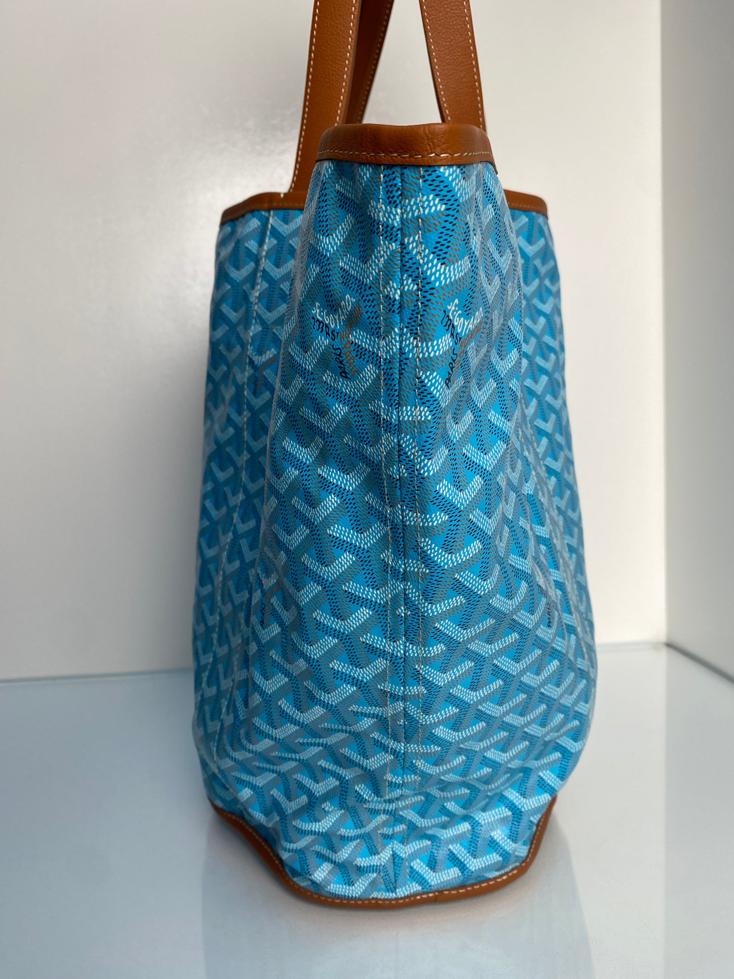 Goyard Blue Reversible Belharra Bag