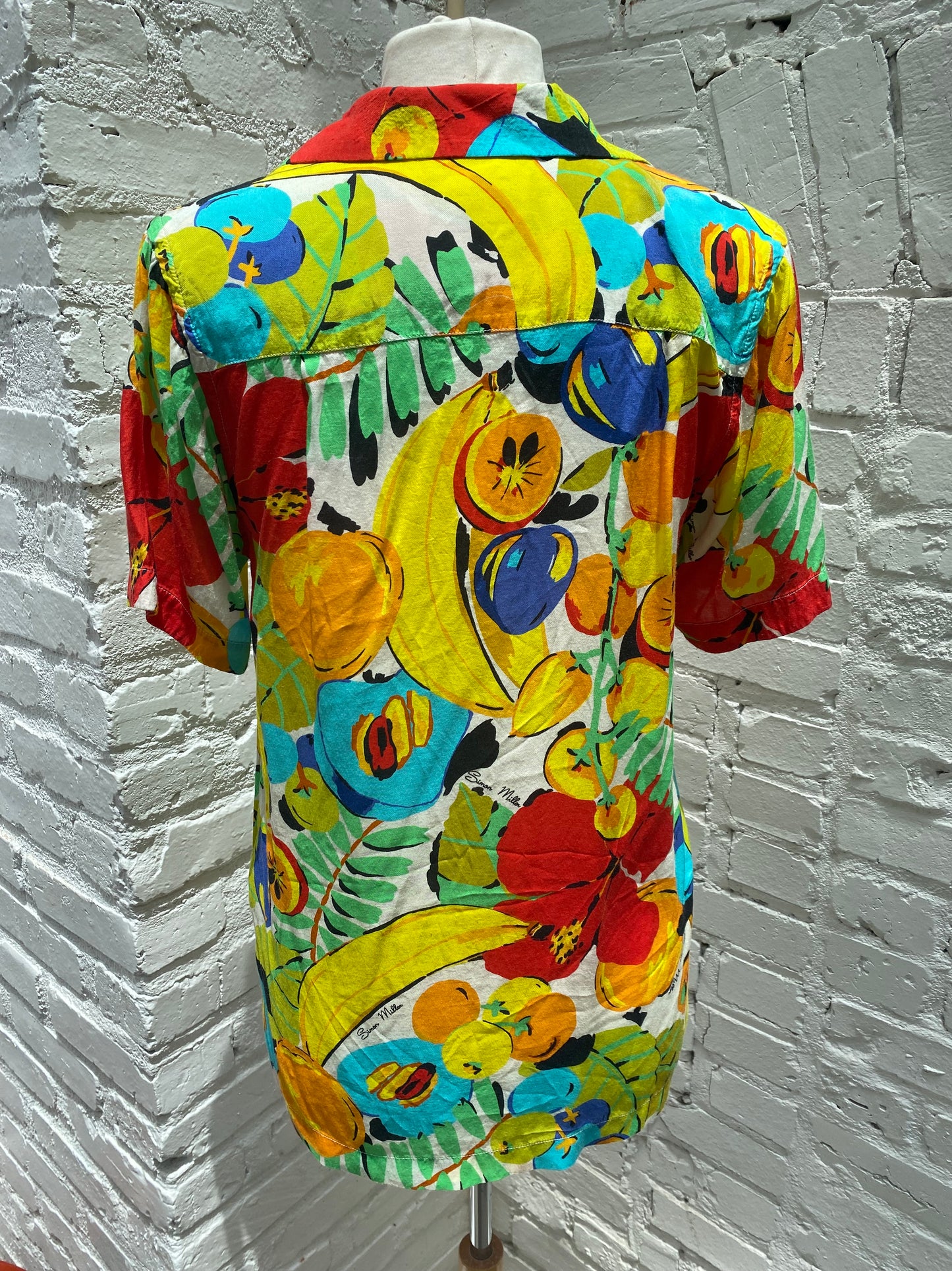 Simon Miller Yellow, Red, & Blue Top, XS