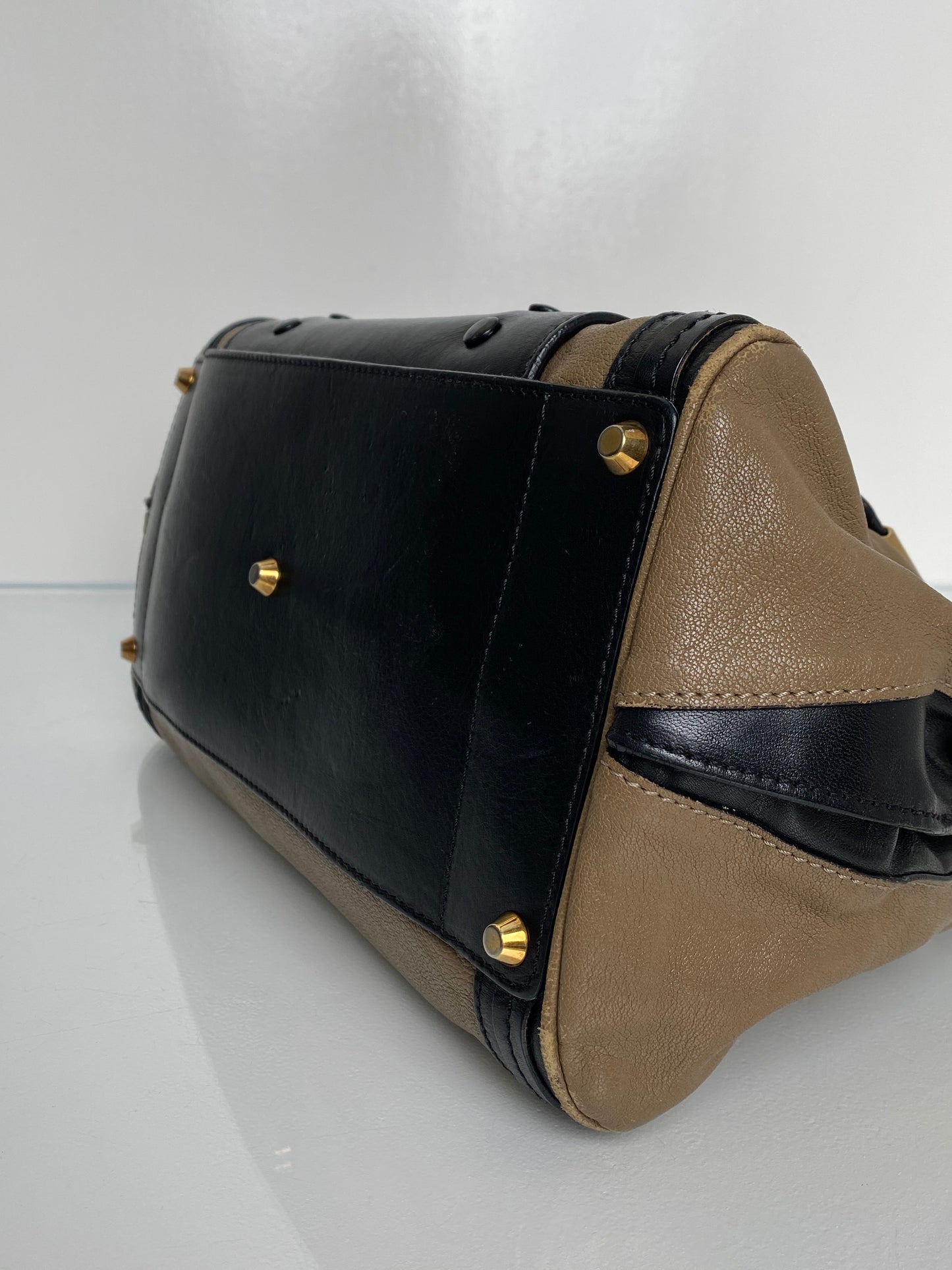 Chloe Black & Brown Alice Bag GHW