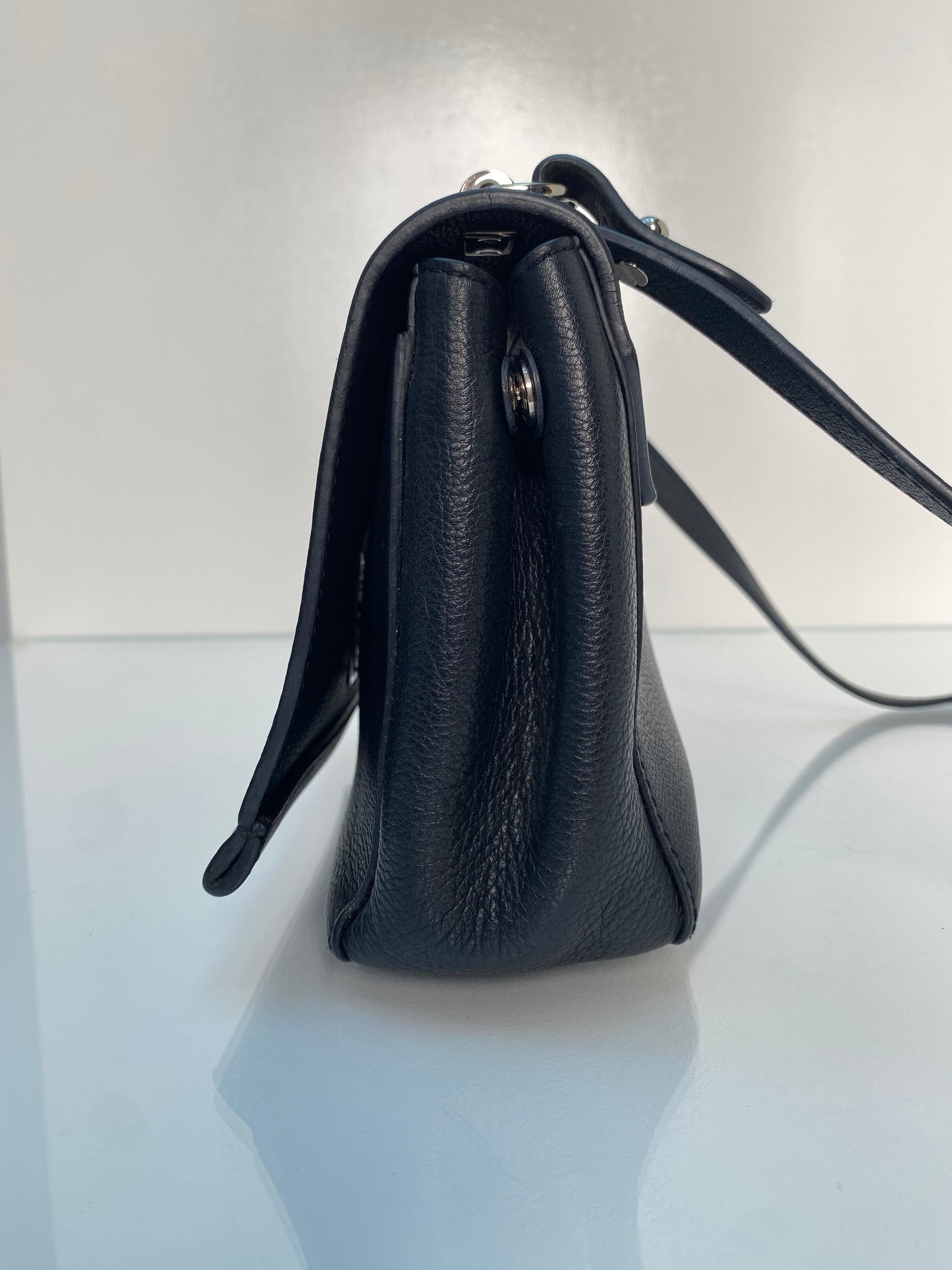 Louis Vuitton Black Lockme Bag SHW