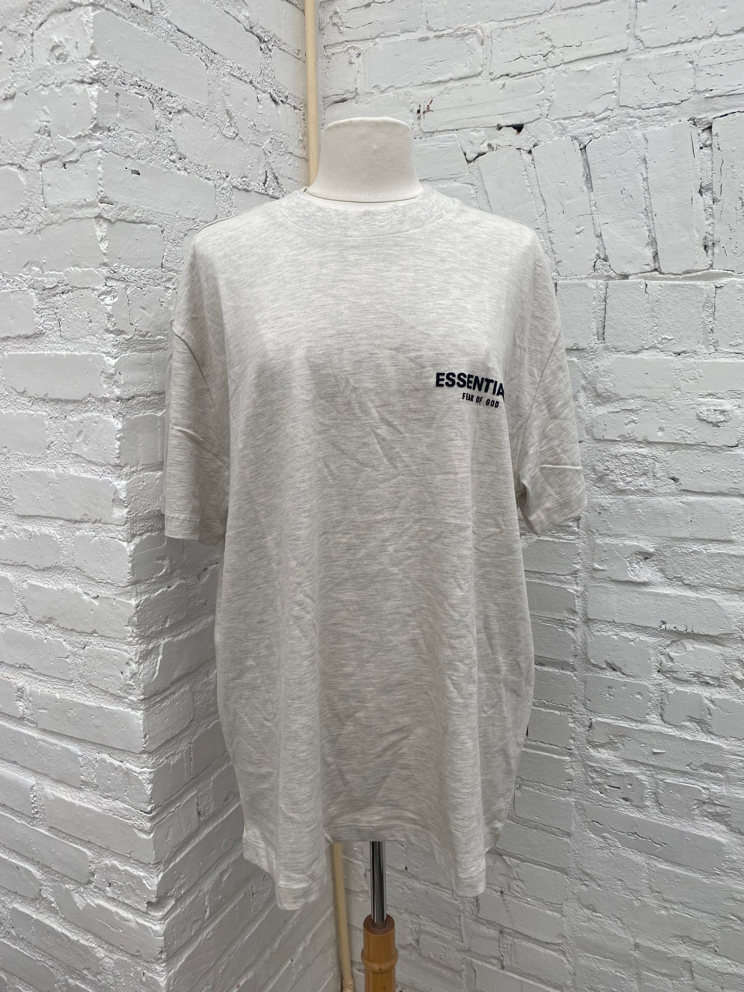 Essentials Light Oatmeal T-Shirt, M