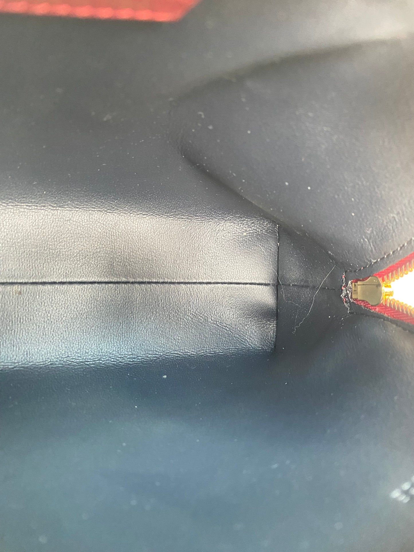 Cartier Burgundy Panther Cosmetic Pouch