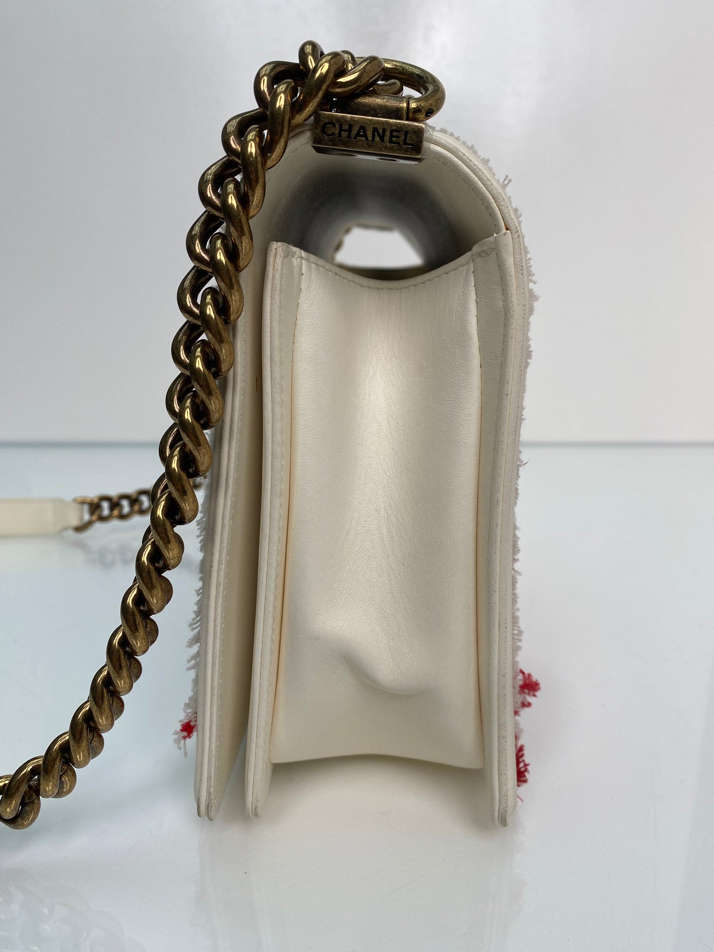 Chanel Red, White, & Blue 2017 Cuba Boy Bag GHW