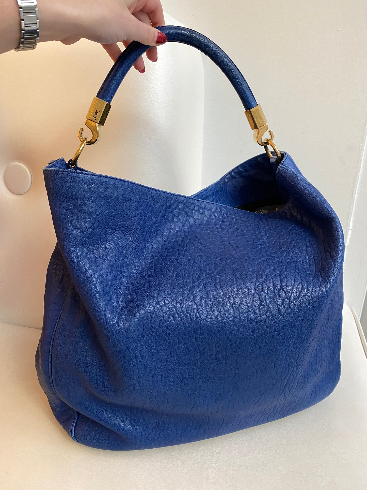 Saint Laurent Blue Shoulder Bag