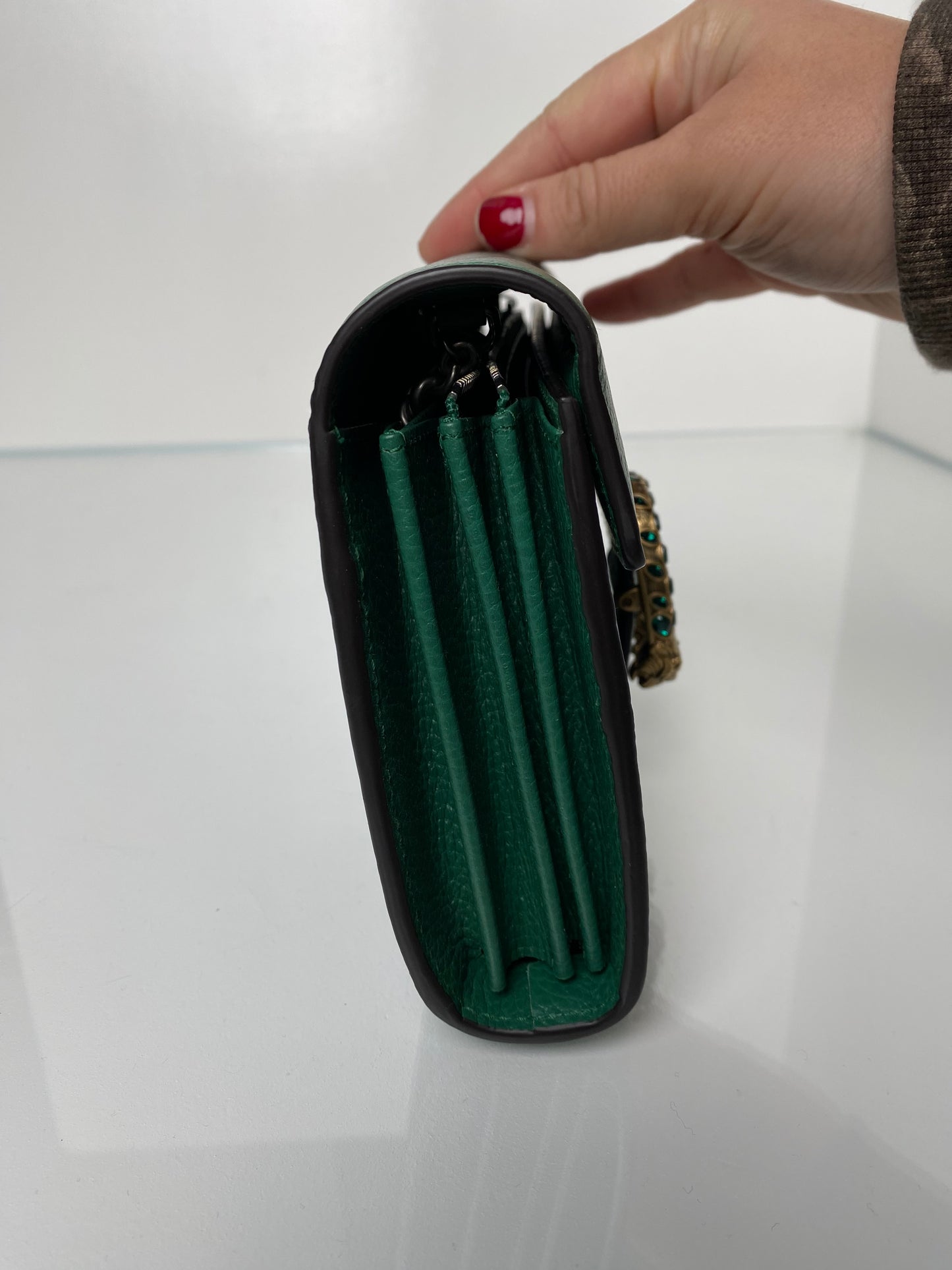 Gucci Dionysus Green Wallet on Chain