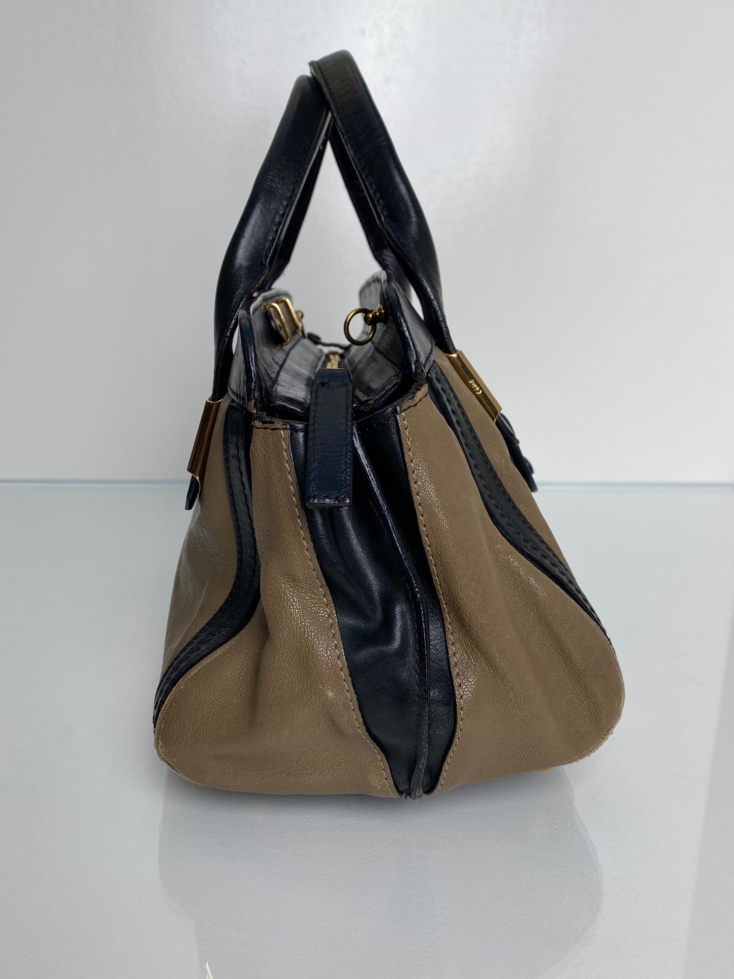 Chloe Black & Brown Alice Bag GHW