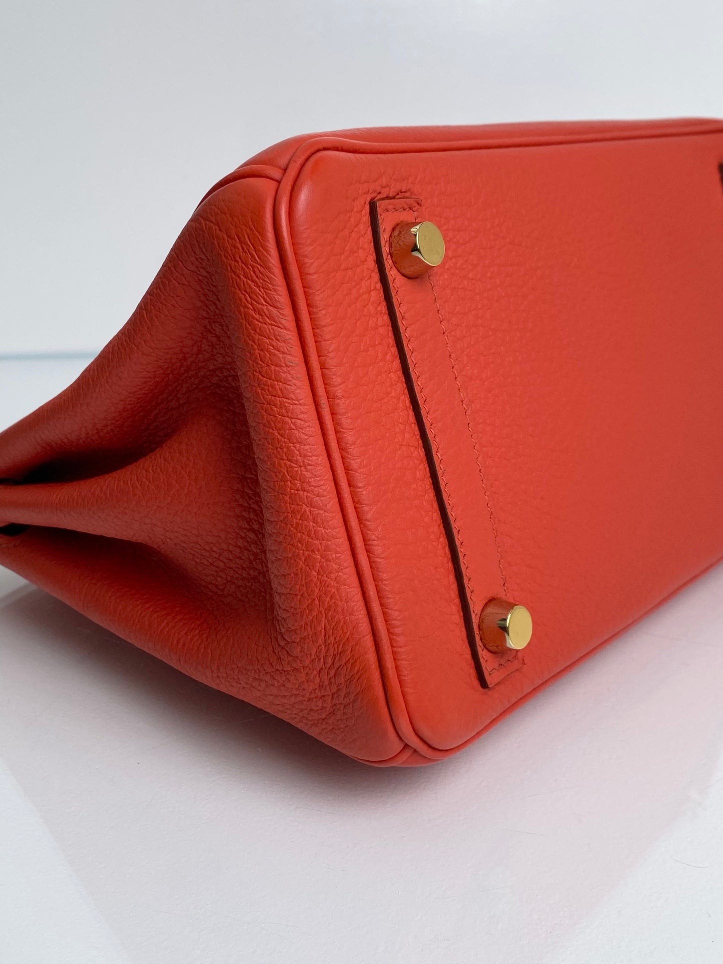 Hermes Birkin 25 Cappucine Togo GHW #Q