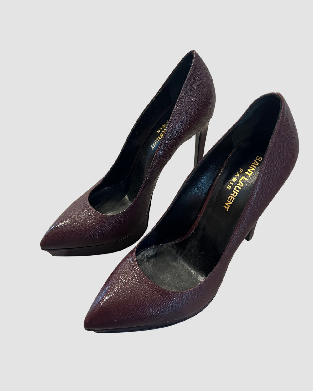 Saint Laurent Burgundy Pumps, 38.5