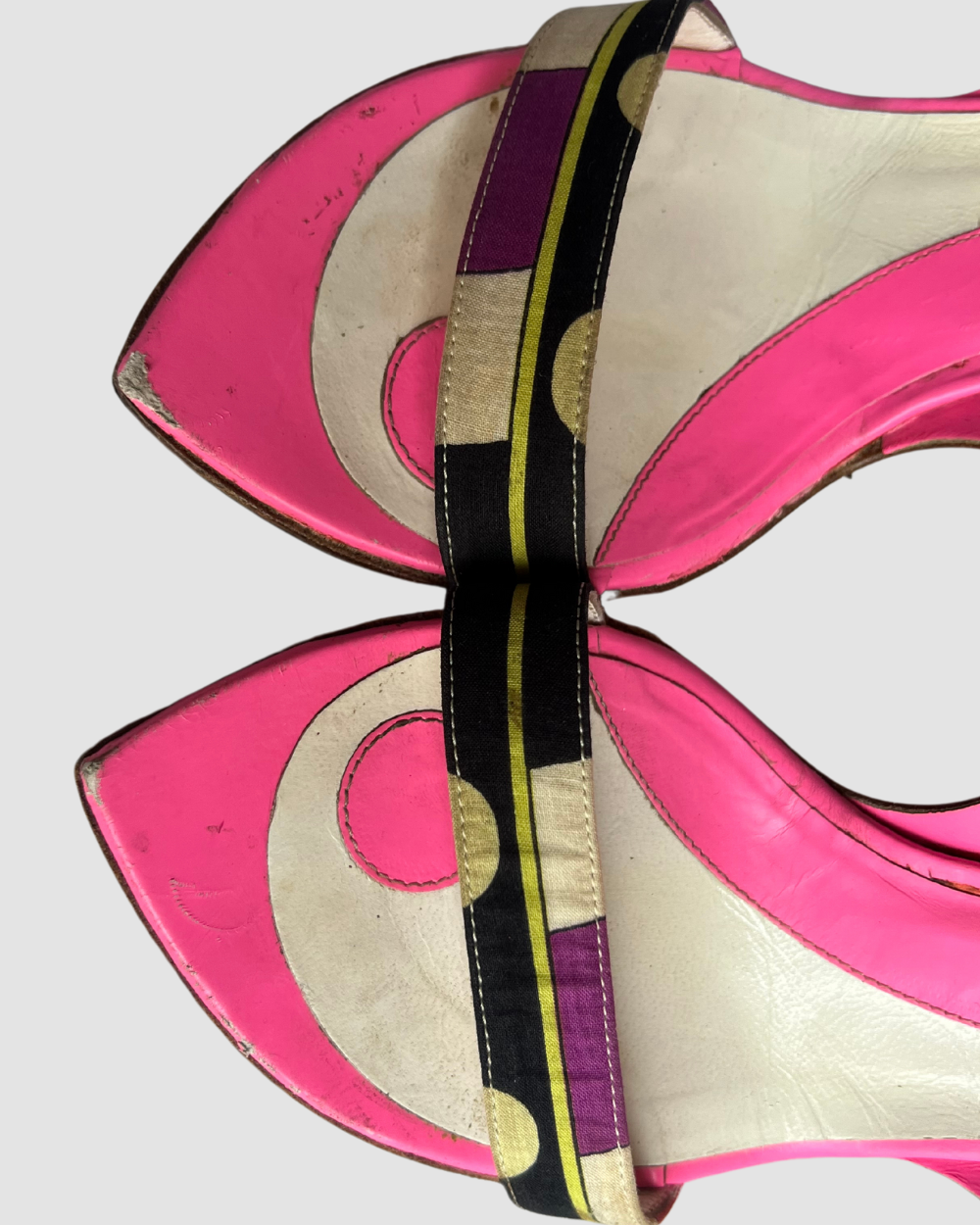 Emilio Pucci Pink Strappy Heels