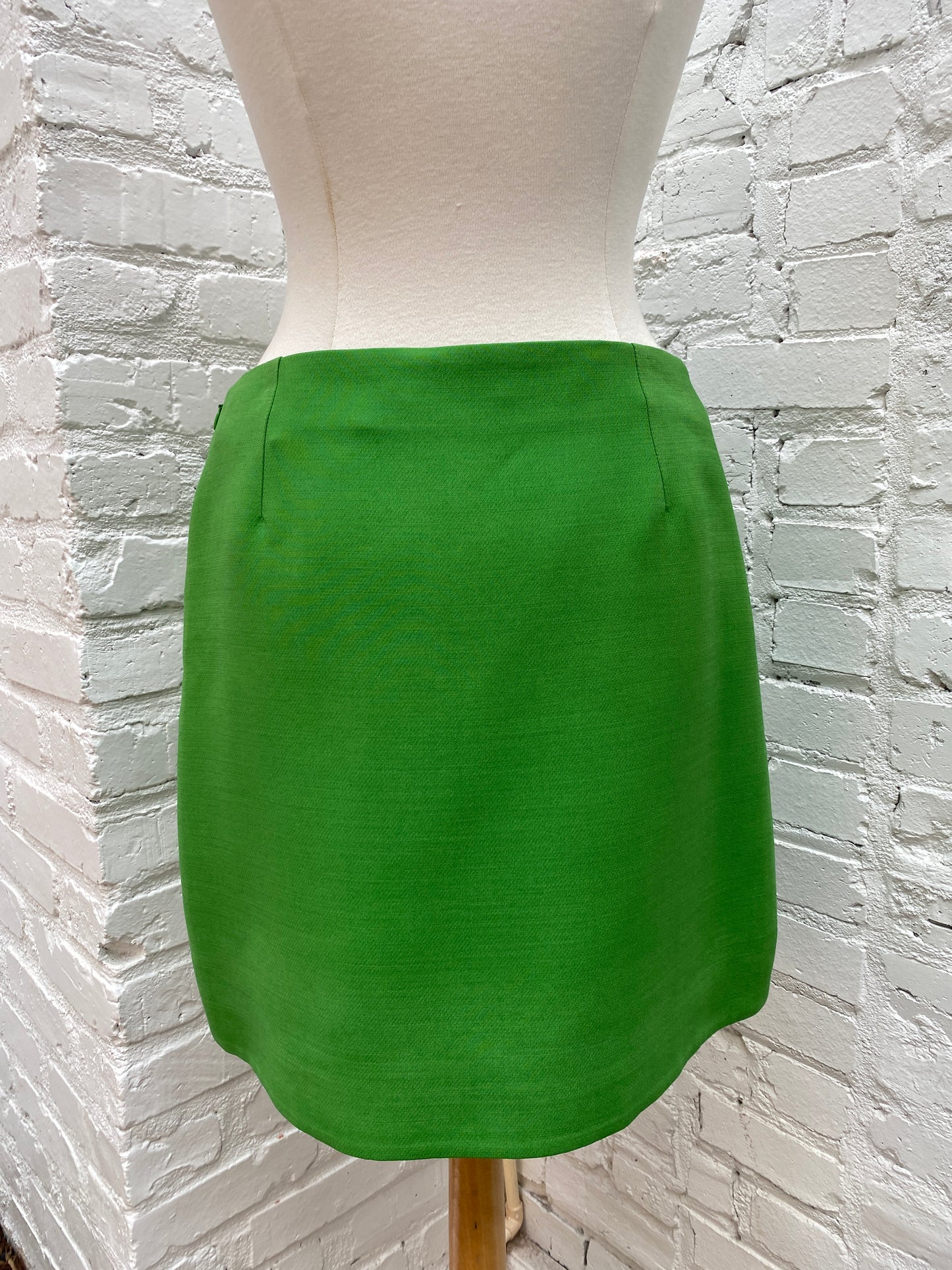 Dior Green Wool & Silk Skirt, 42