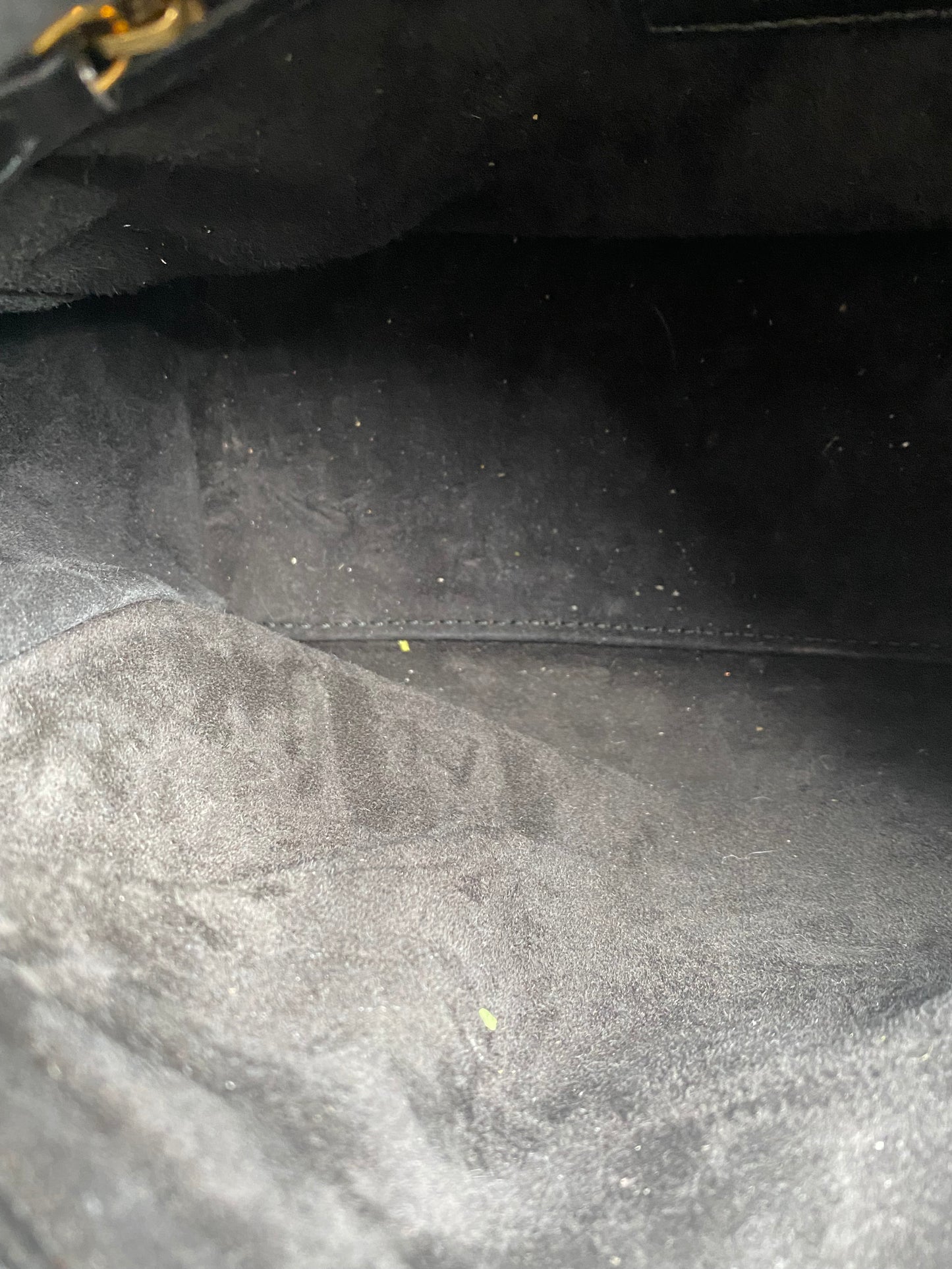 Dior Black Studded Lady Dior Medium GHW