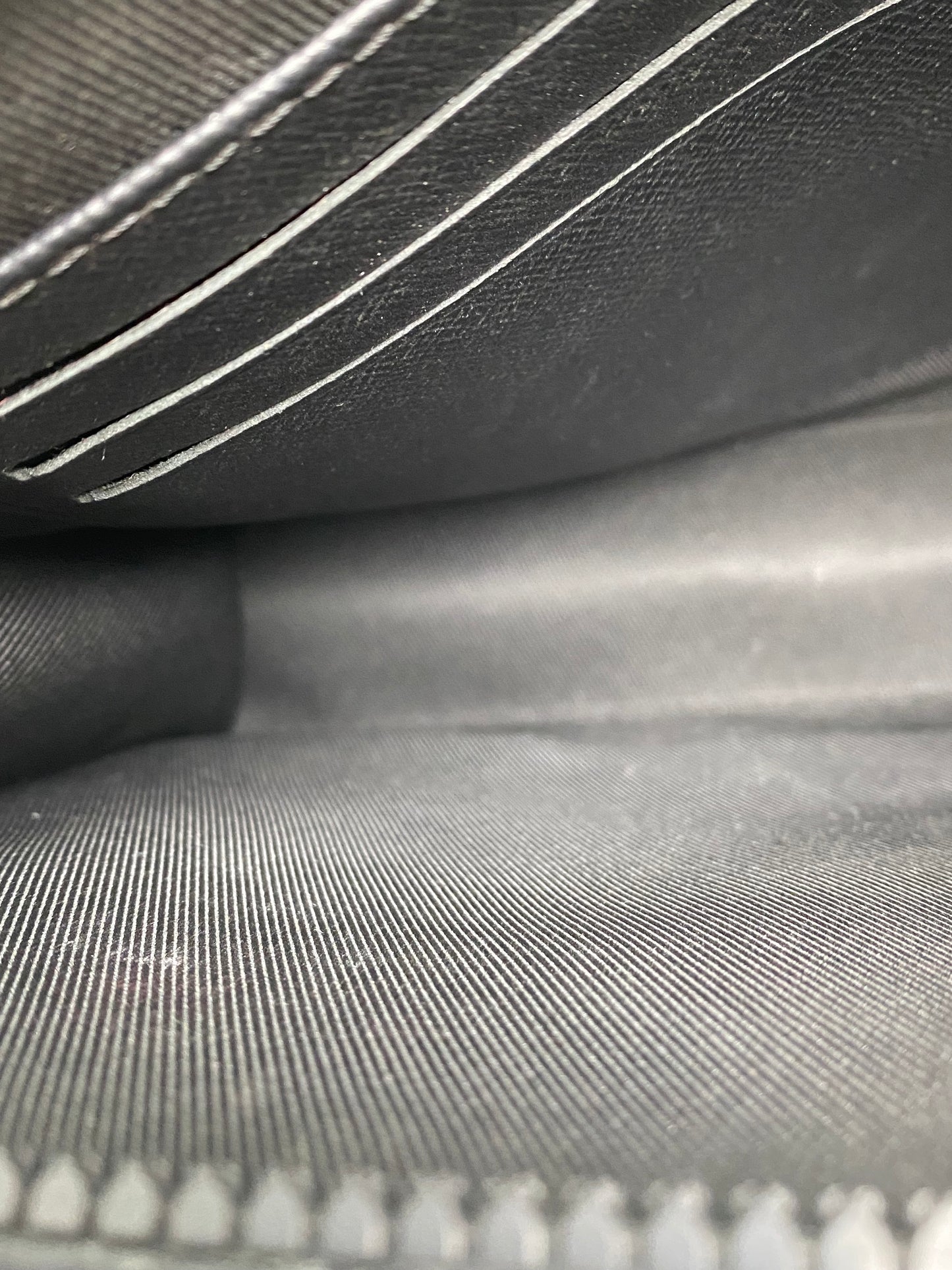 Louis Vuitton Blue, Yellow, & Black Gradient Voyage Pouch