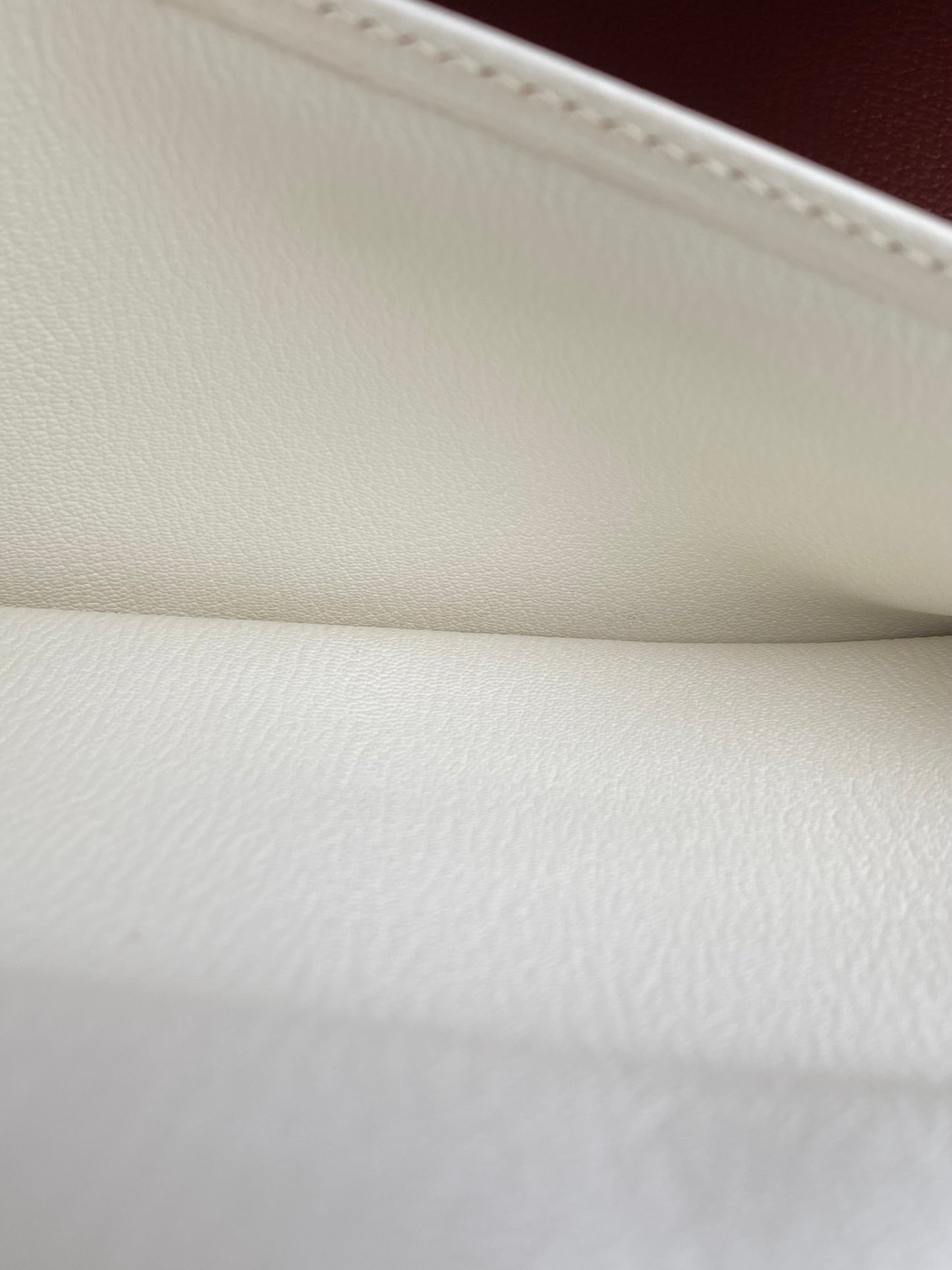 Hermes Birkin 35 Eclat Sanguine / White Clemence Clemence PHW #O
