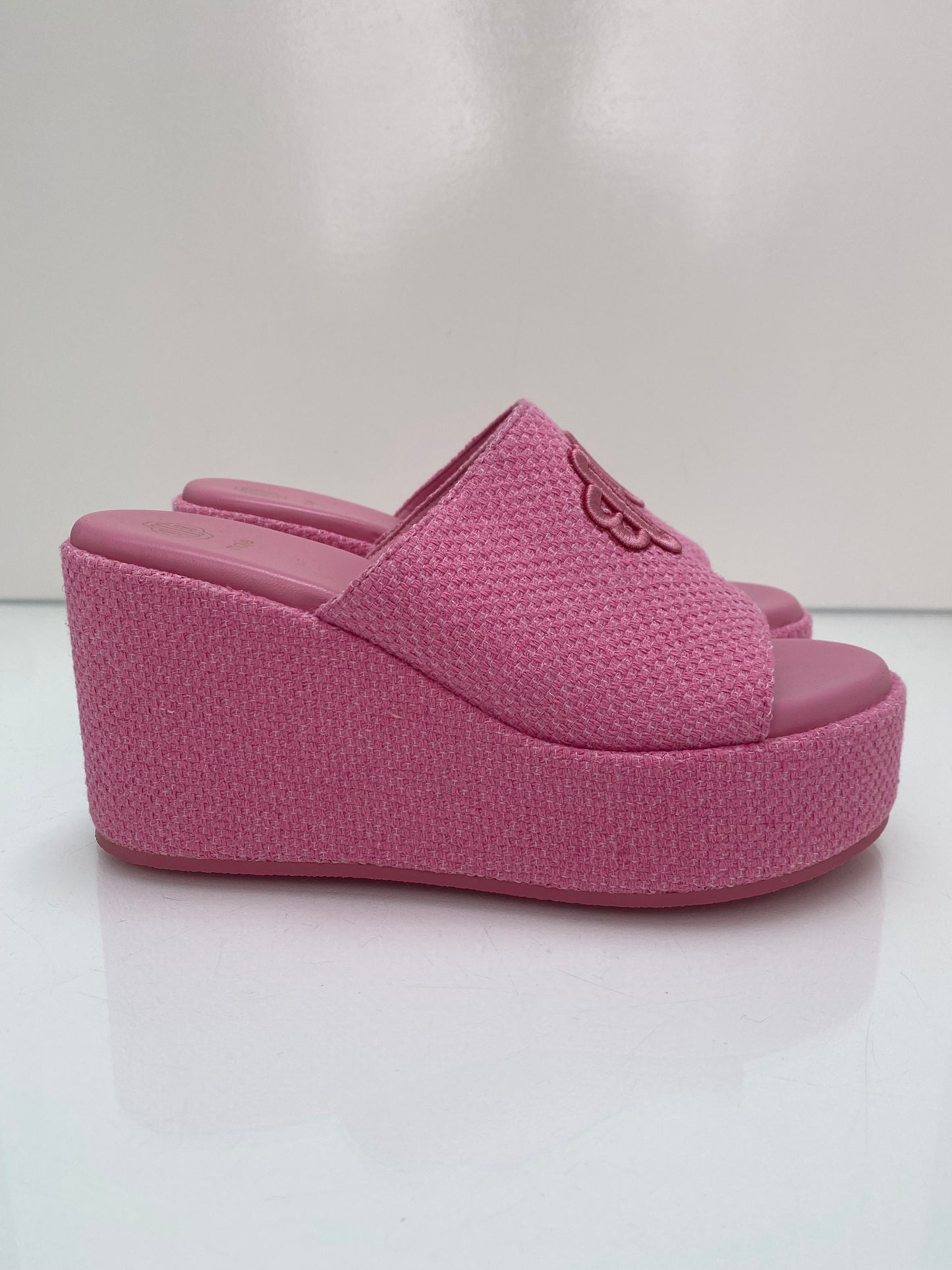 Maje Pink Platform Sandals, 40
