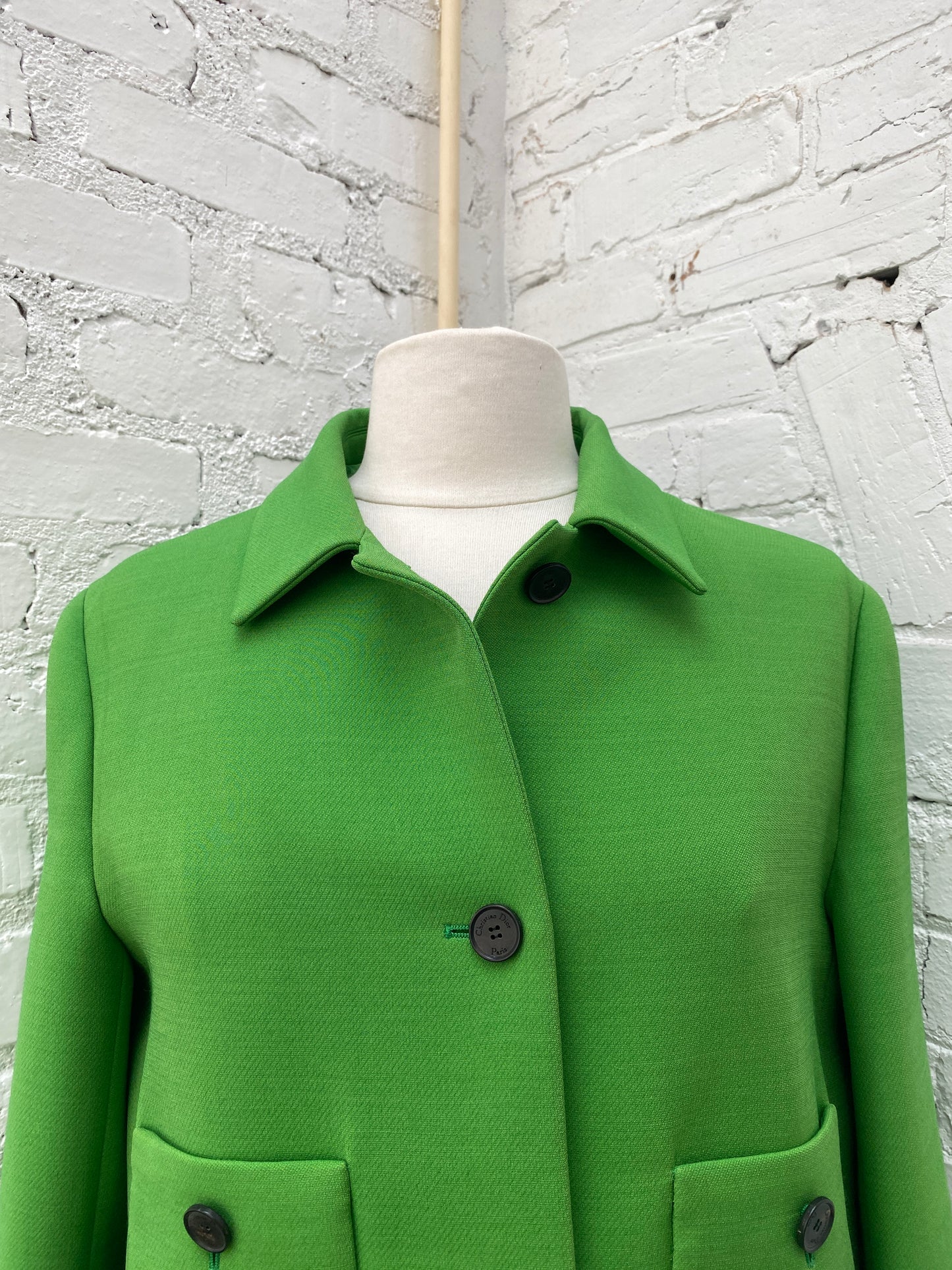 Dior Green Wool & Silk Blazer, 42