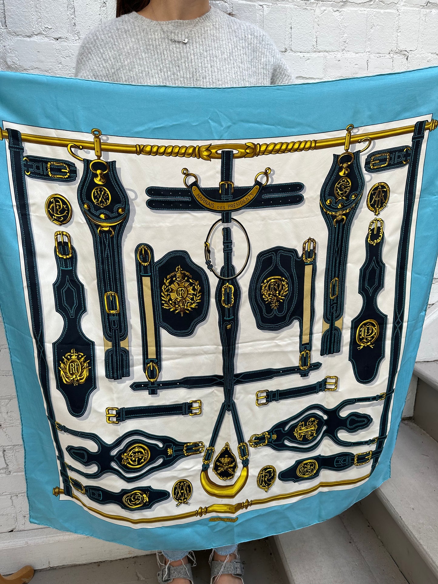 Hermes Harnais Des Presidents Scarf