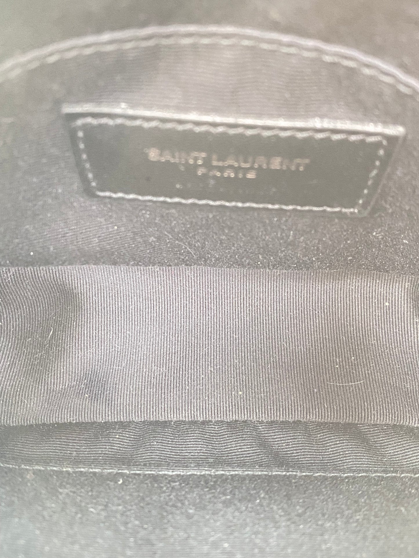 Saint Laurent Black Lou Lou Matelasse Belt Bag BHW (No Belt, Bag & Tassel Only)