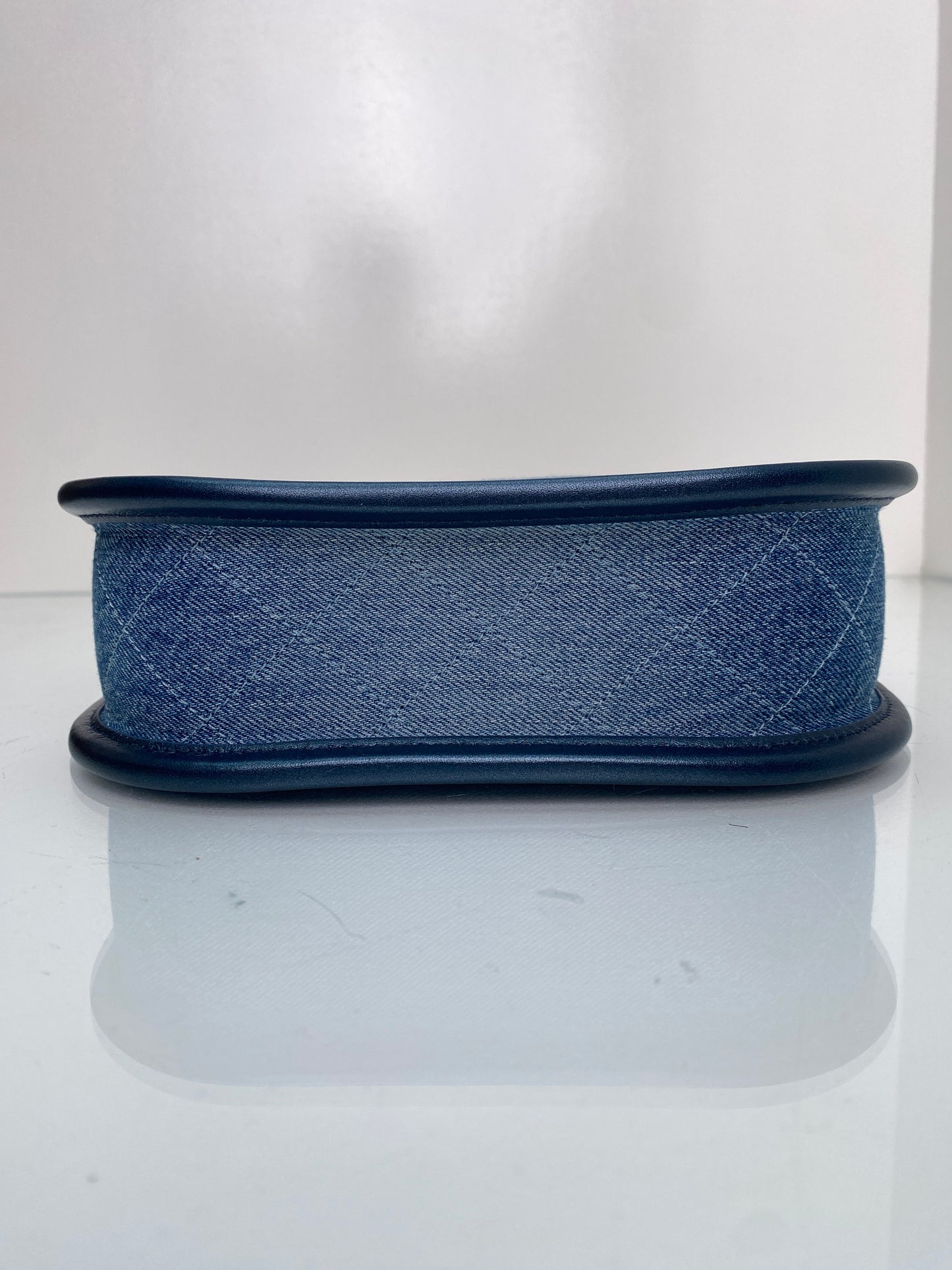 Chanel Denim Quilted Hobo Bag