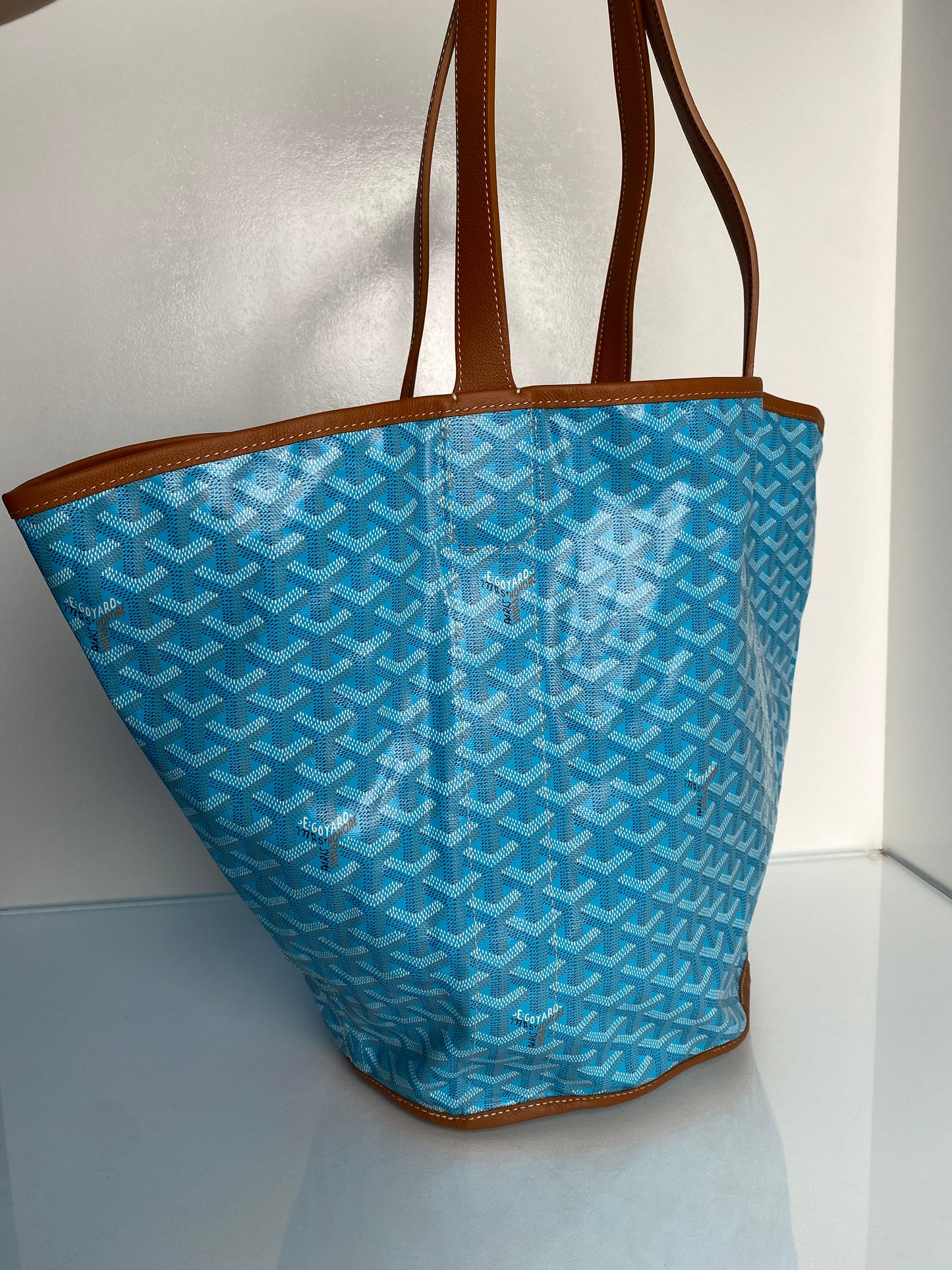 Goyard Blue Reversible Belharra Bag
