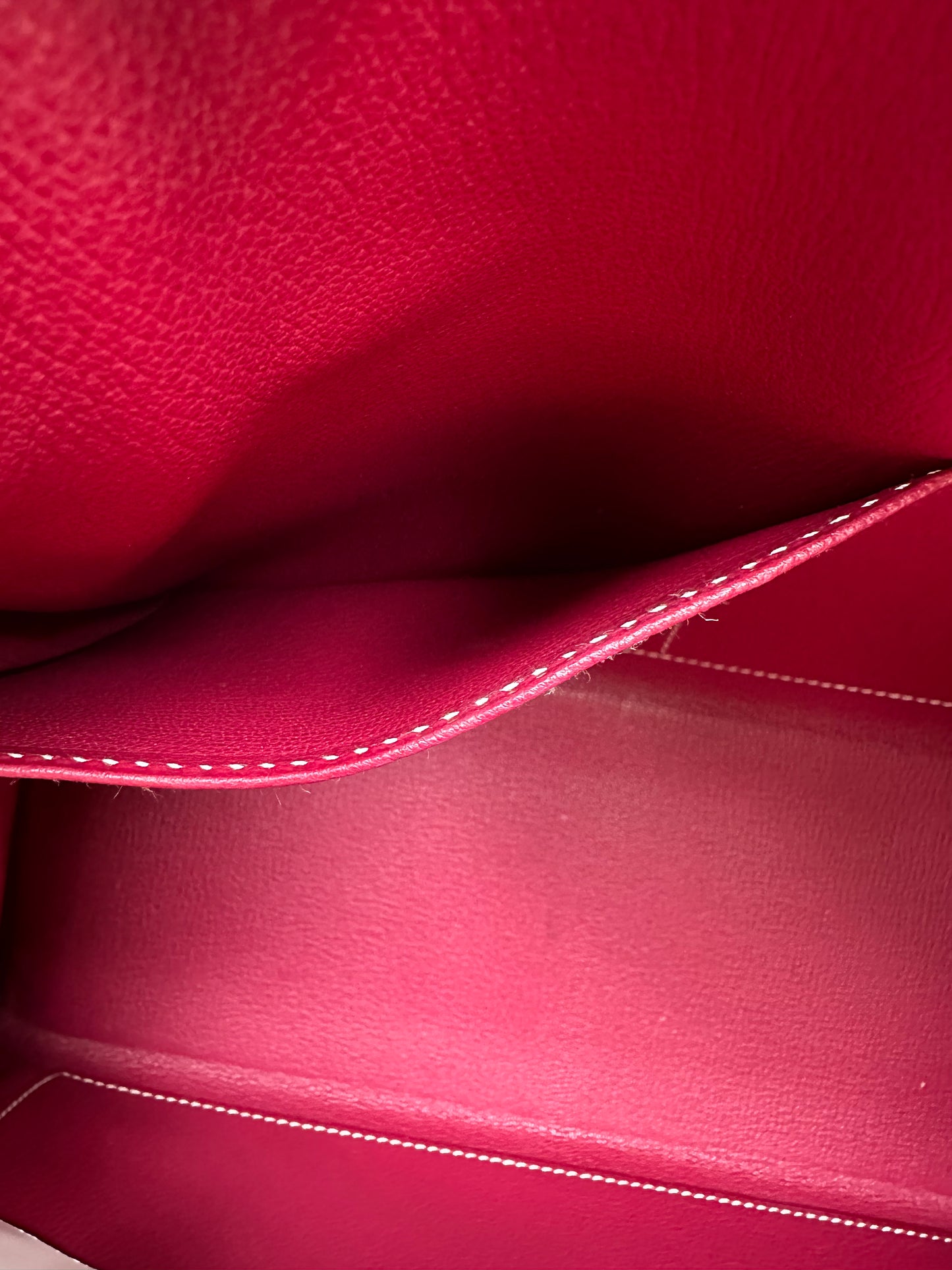 Hermes Kelly 35 Rose Tyrien/Tosca Candy Collection Epsom PHW #O