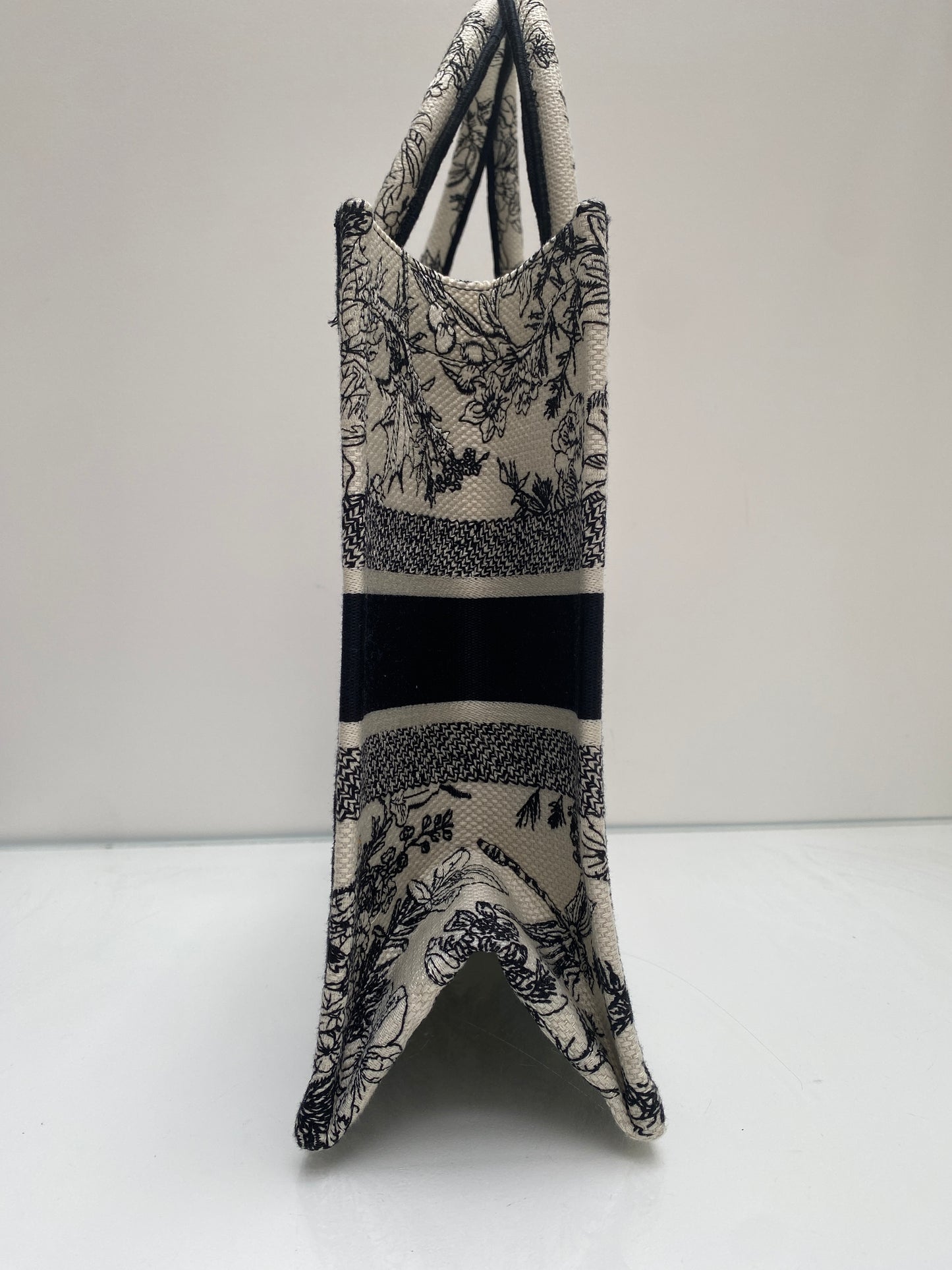 Christian Dior Black & White Medium Book Tote