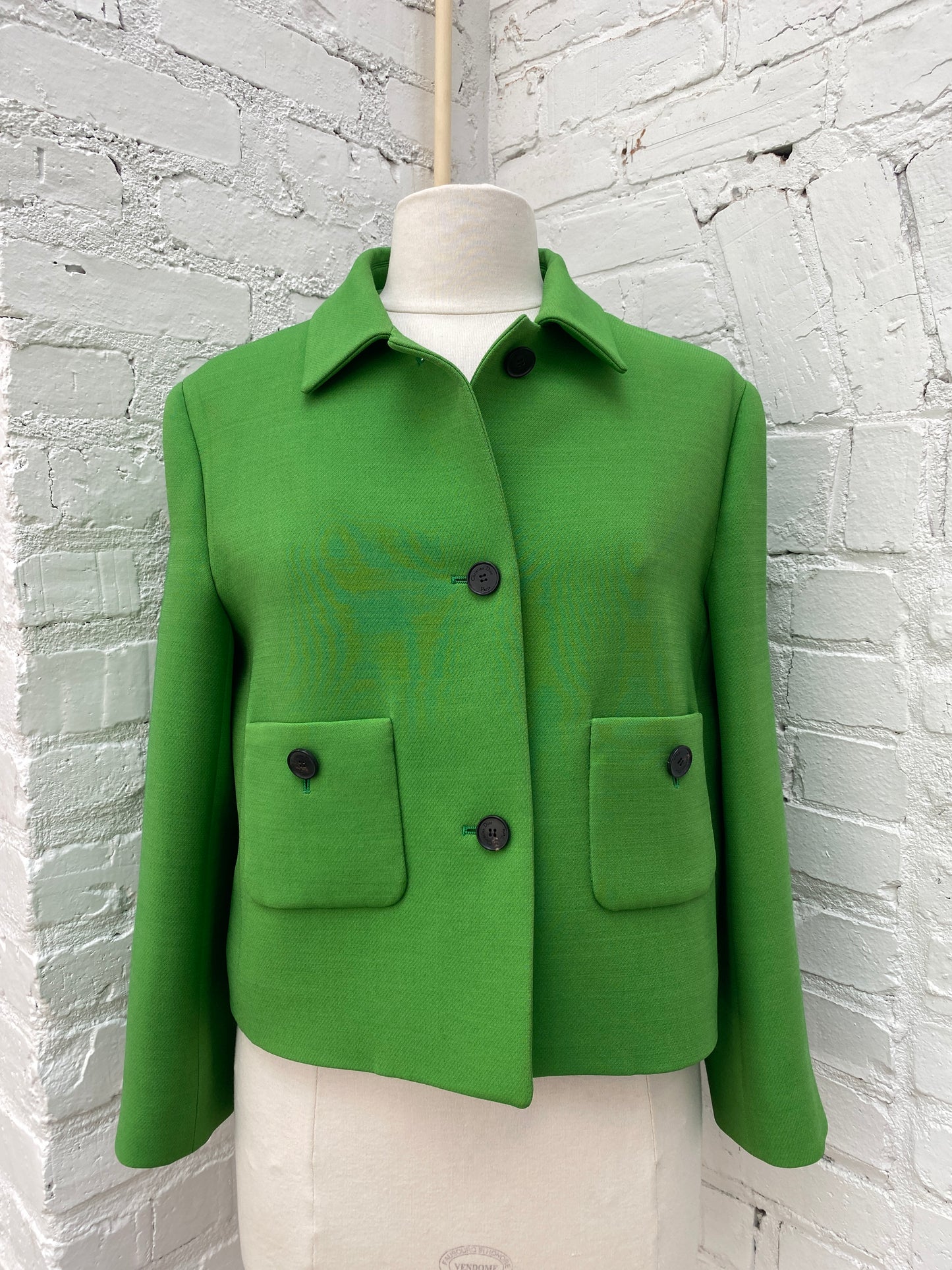 Dior Green Wool & Silk Blazer, 42
